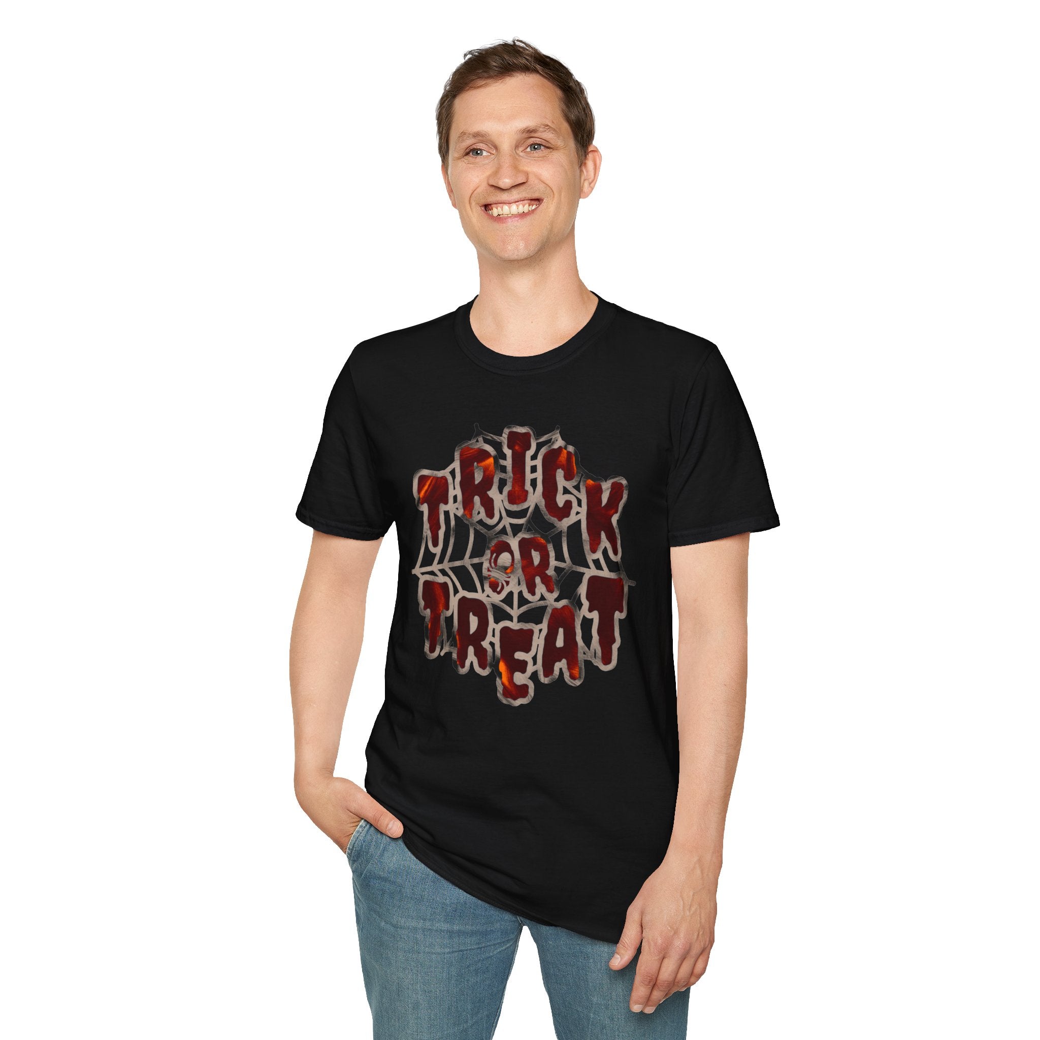 TRICK OR TREAT HALLOWEEN Softstyle T-Shirt