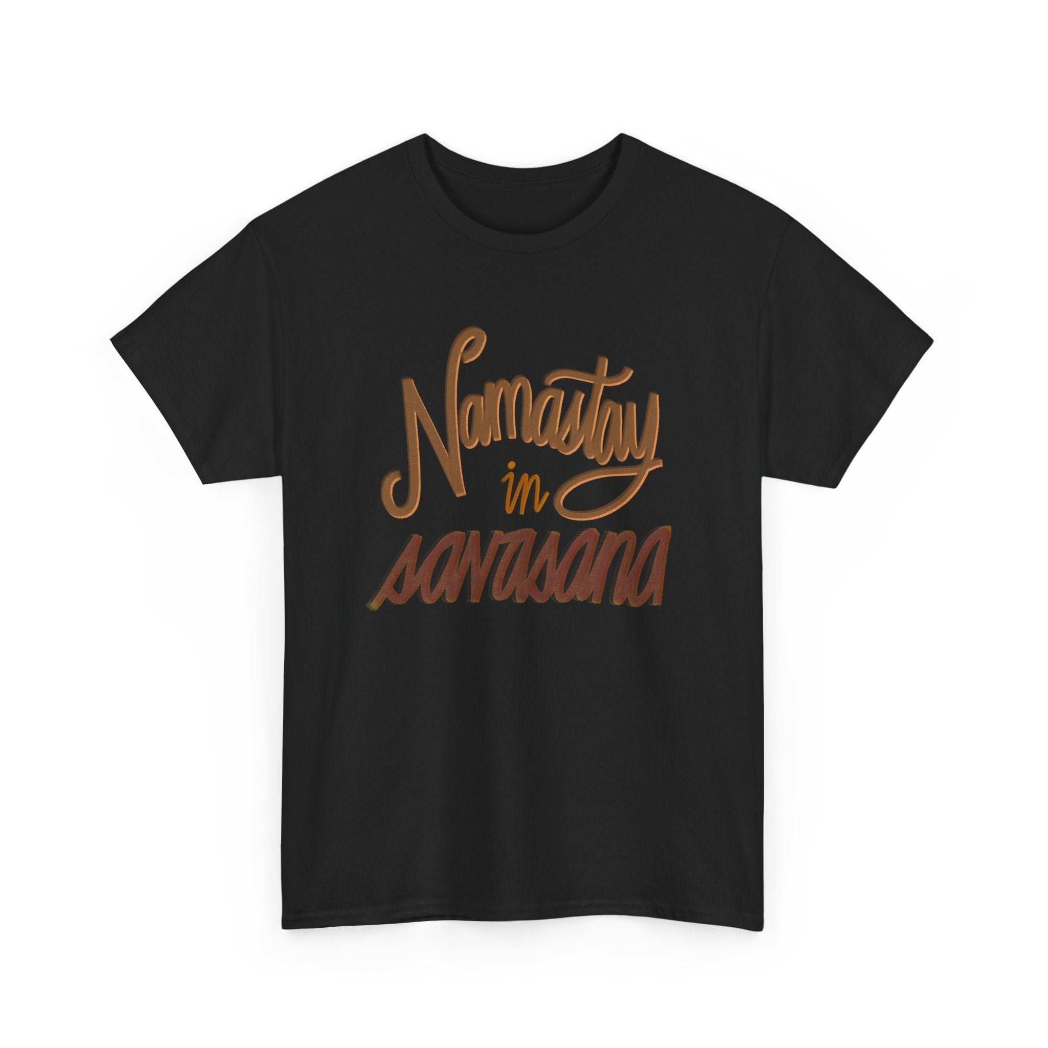 NAMASTAY IN SAVASANA Unisex Heavy Cotton Tee