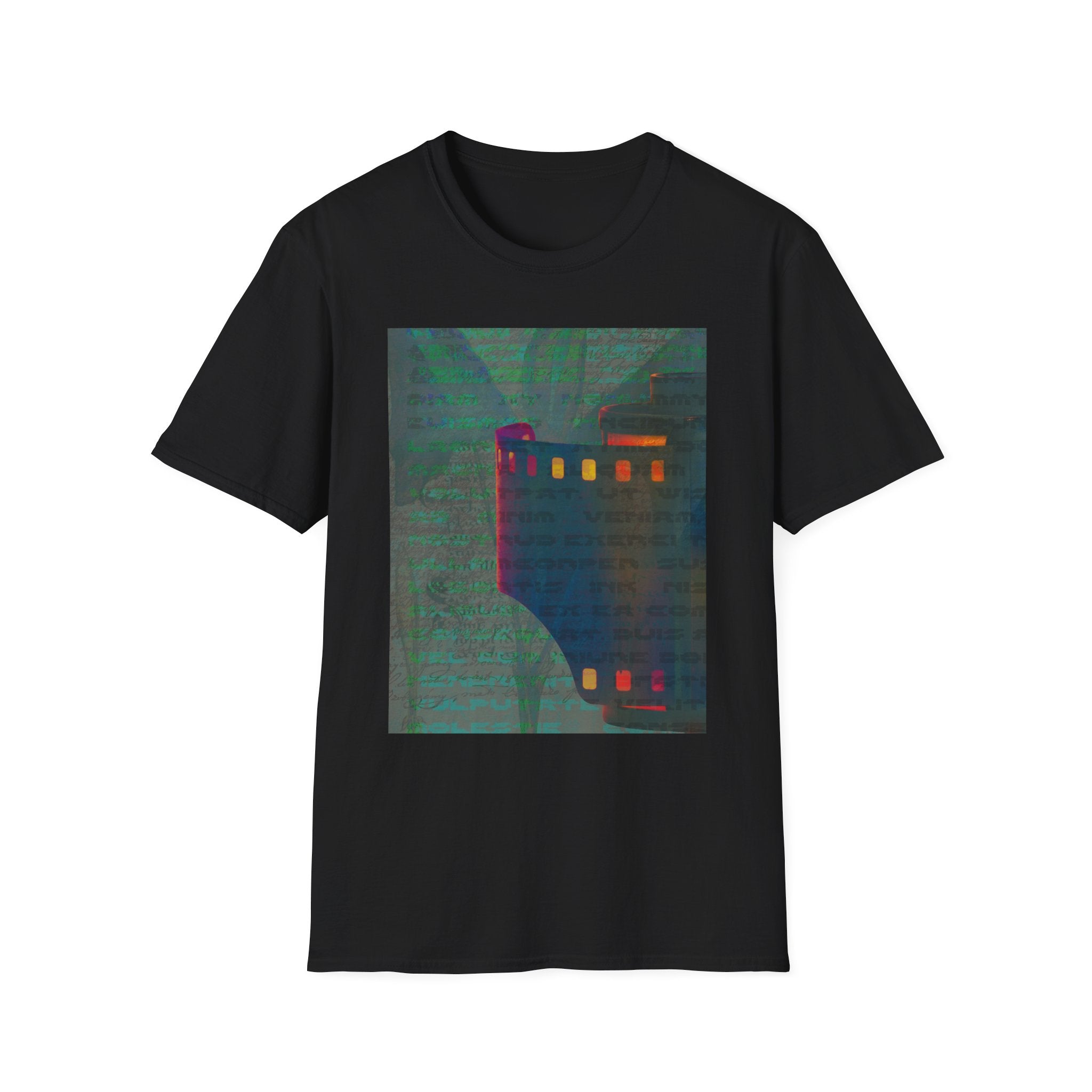 Artistic Unisex Softstyle T-Shirt - Modern Minimalist Design, Casual Wear, Everyday Top, Gift for Art Lovers, Unique Graphic Tee
