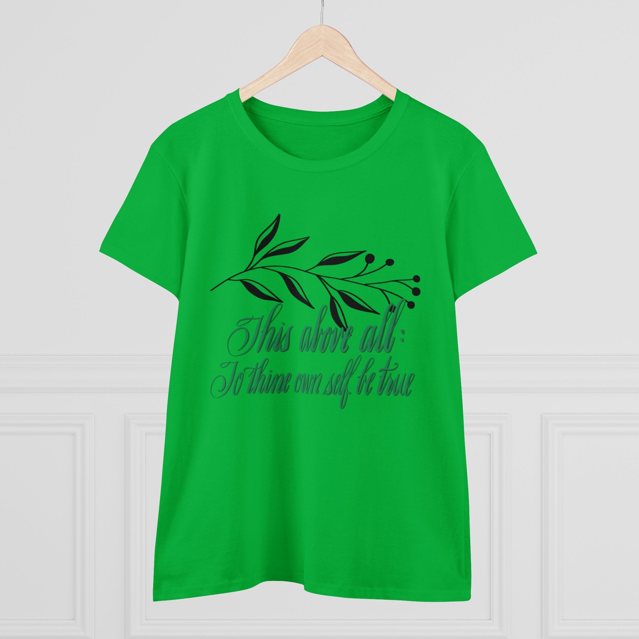 TO THINE OWN SELF BE TRUE QUOTABLE SHAKESPEARE TEE
