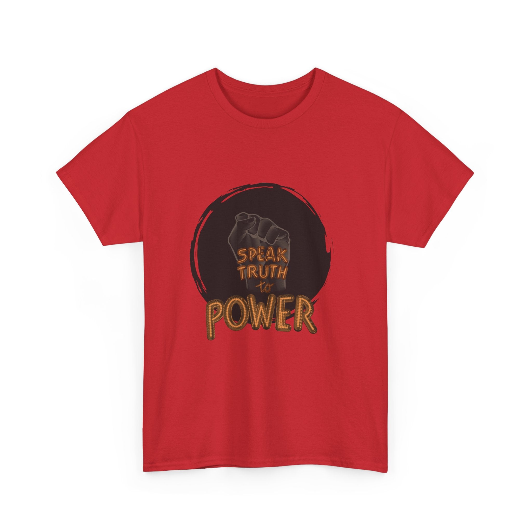 SPEAK TRUTH TO POWER Unisex Heavy Cotton Tee