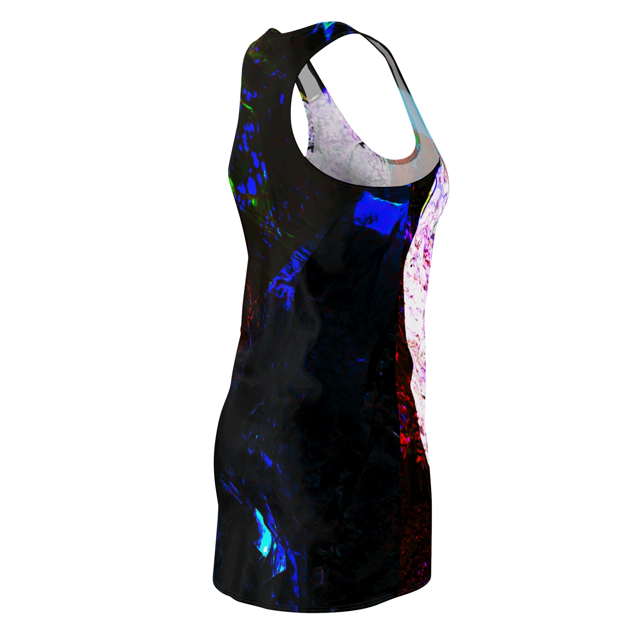 SULTRY Women's Cut & Sew Racerback Dress (AOP)