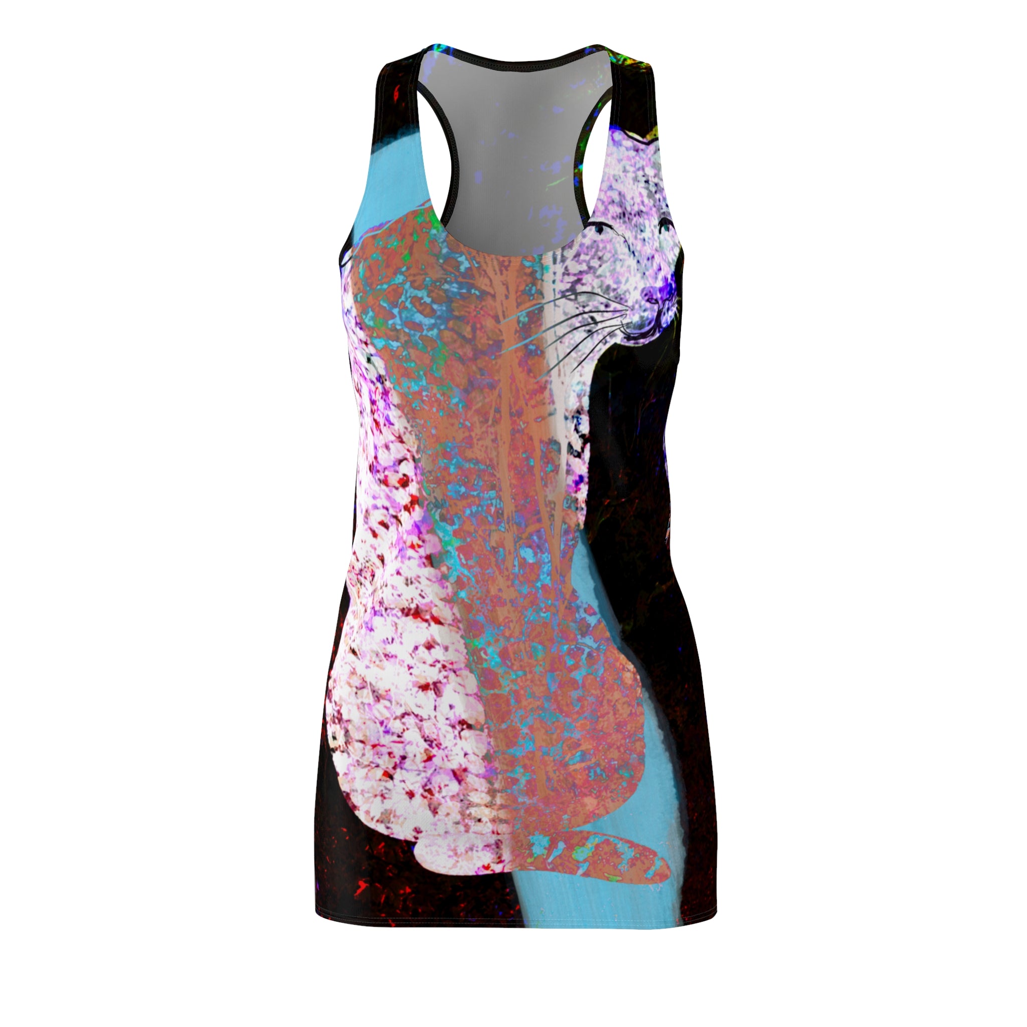 SULTRY Women's Cut & Sew Racerback Dress (AOP)