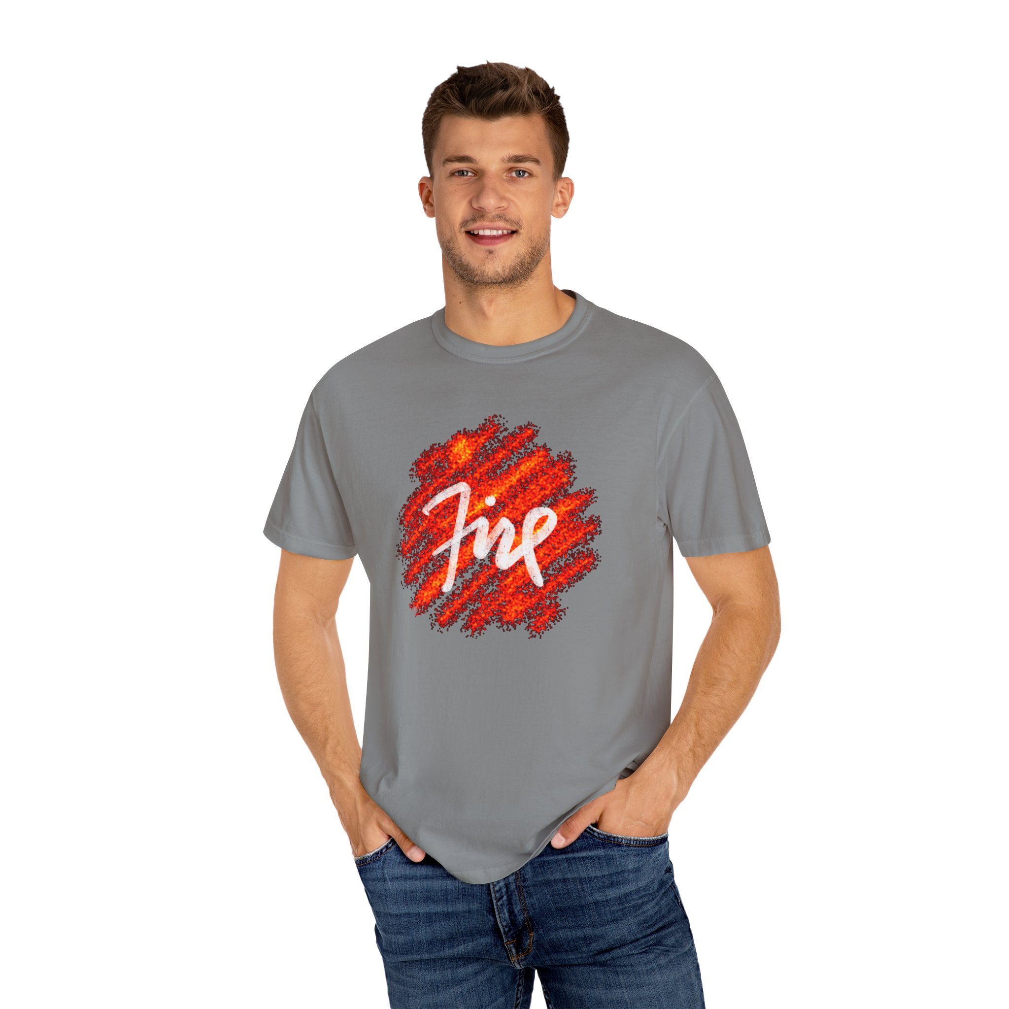 FIRE Unisex Garment-Dyed T-shirt