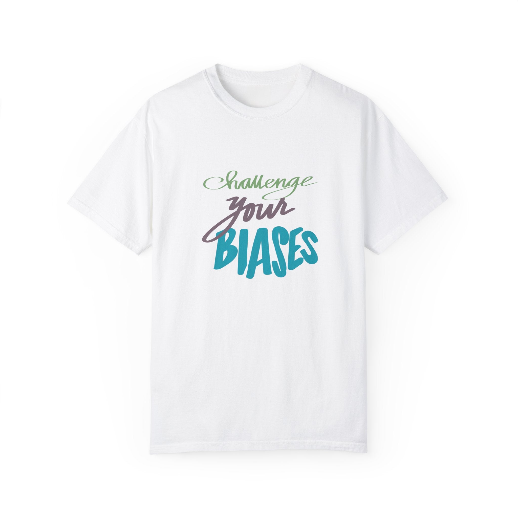 CHALLENGE BIASES Unisex Garment-Dyed T-shirt