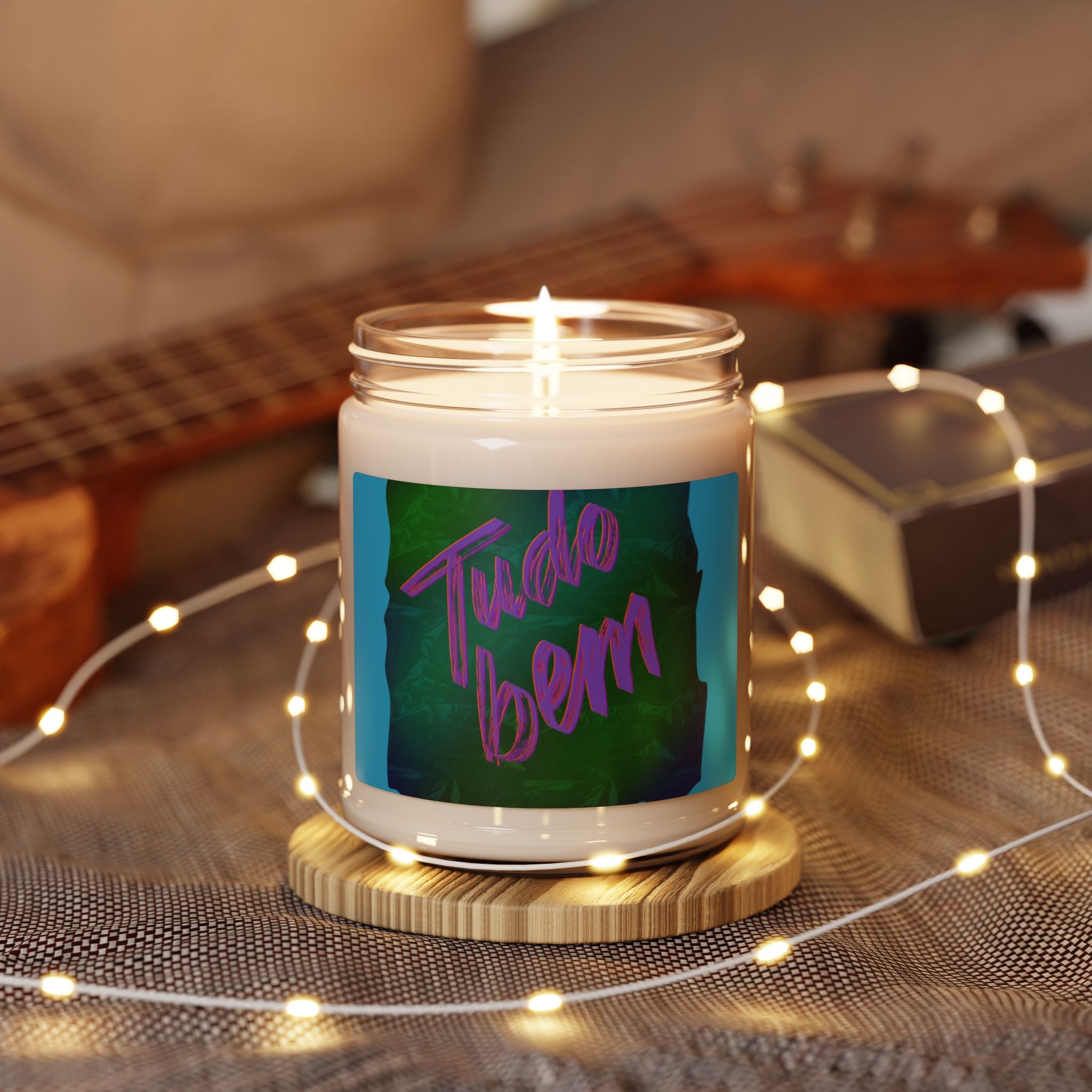 TUDO BEM Scented Soy Candle, 9oz