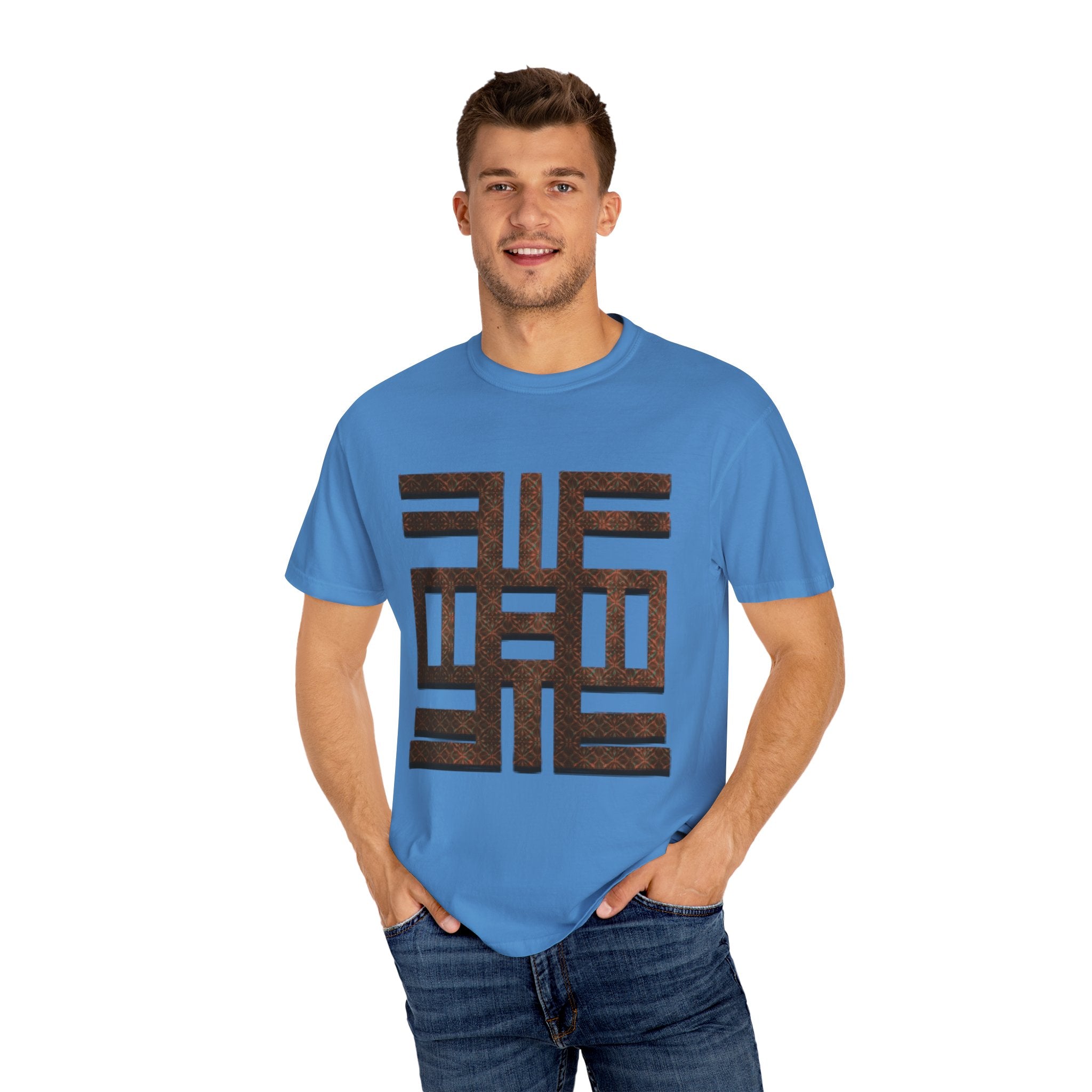 QUALITY: ADINKRA SYMBOL Unisex Garment-Dyed T-shirt