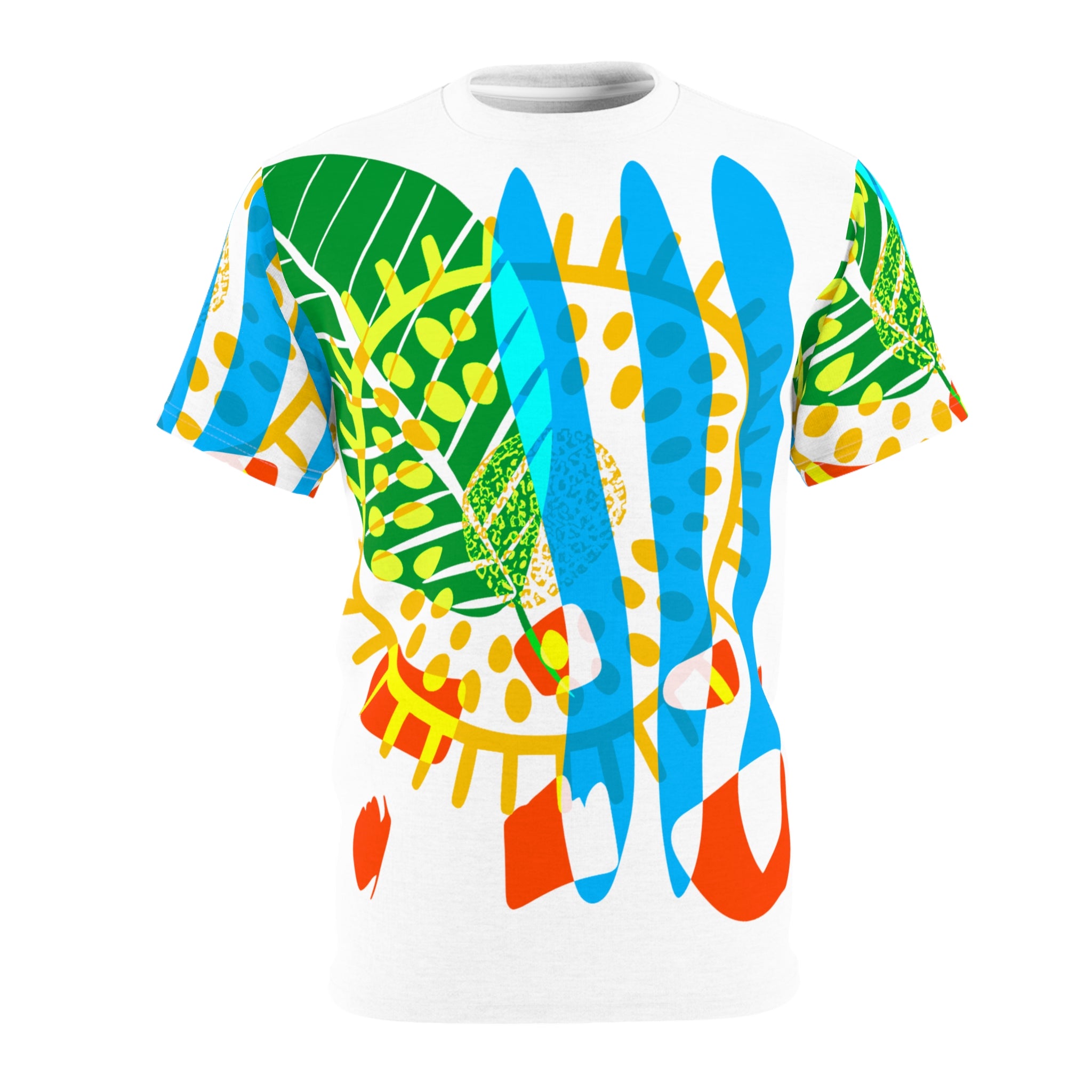 Colorful Unisex Graphic Tee - Vibrant Nature-Inspired Design