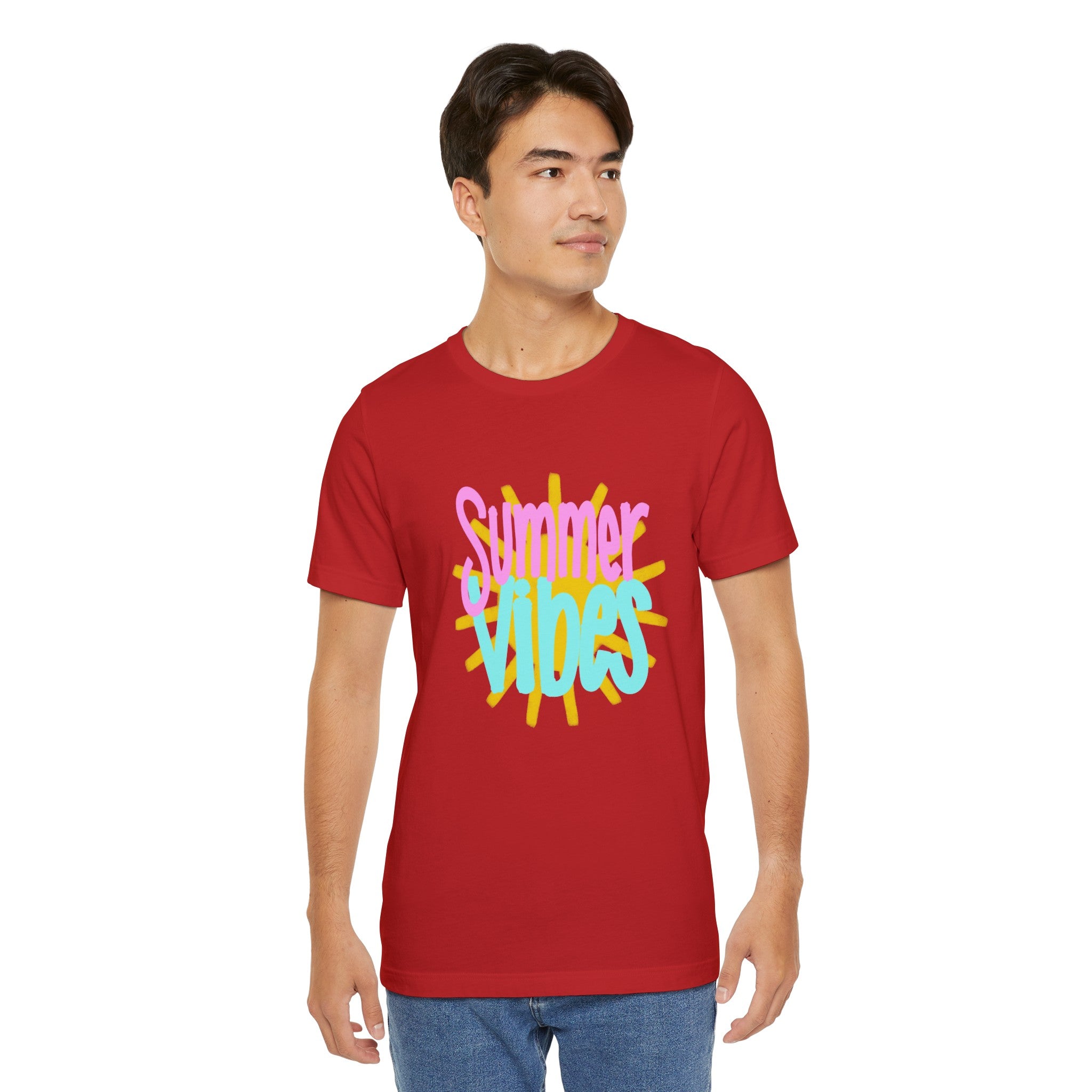 SUMMER VIBES Unisex Jersey Short Sleeve Tee
