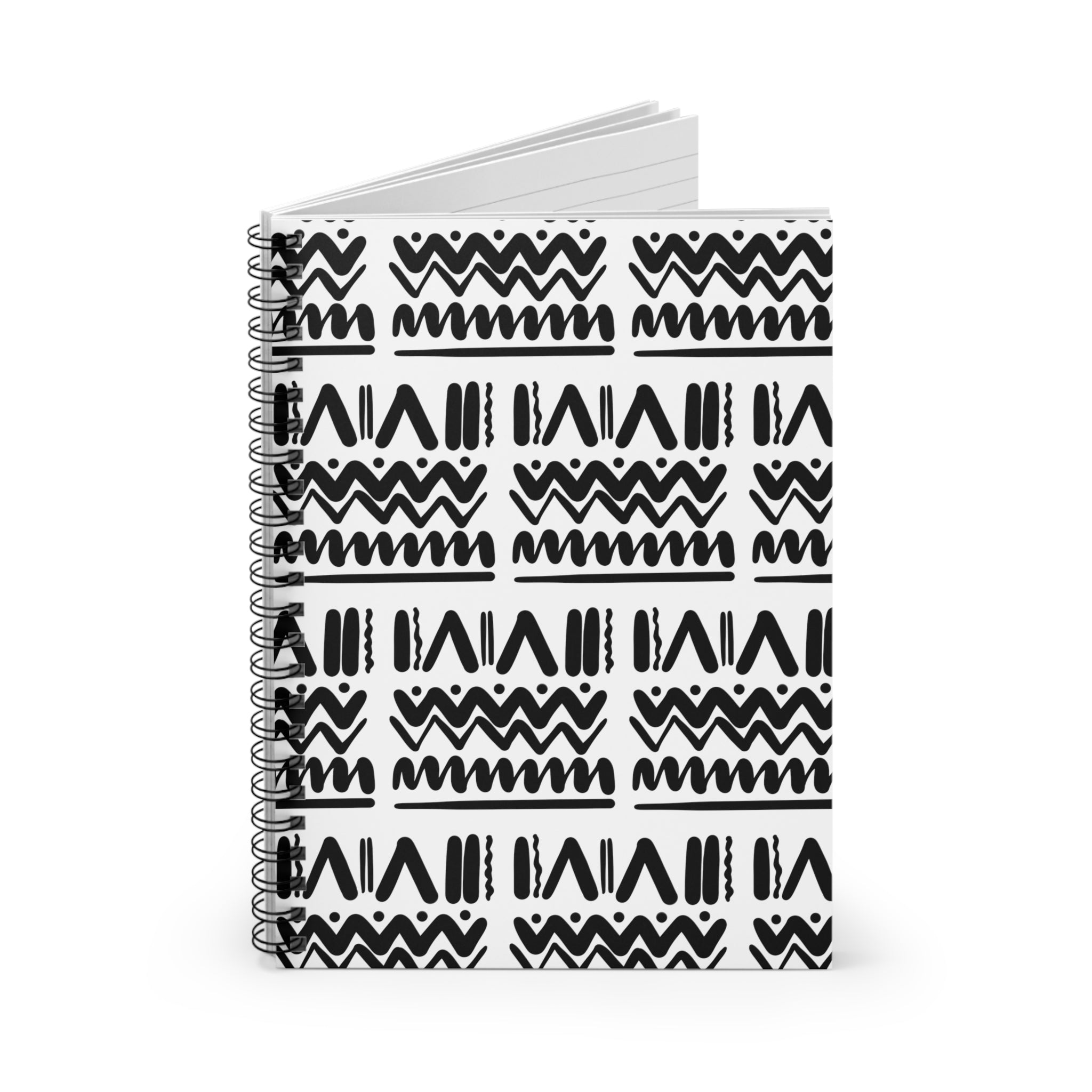 PRETTY PATTERN Spiral Notebook - Ruled Line