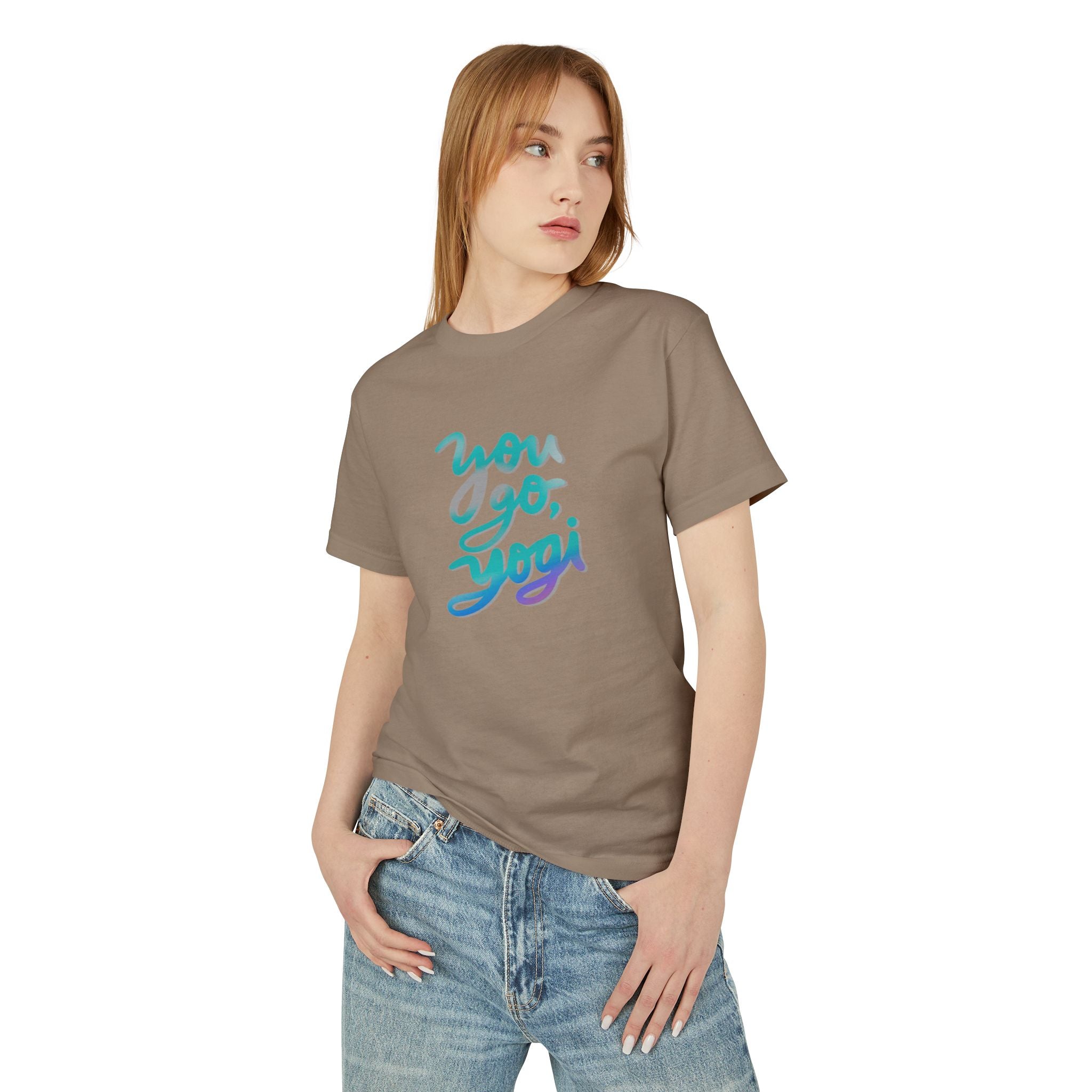 You Go, Yogi Unisex Heavyweight Cotton Tee