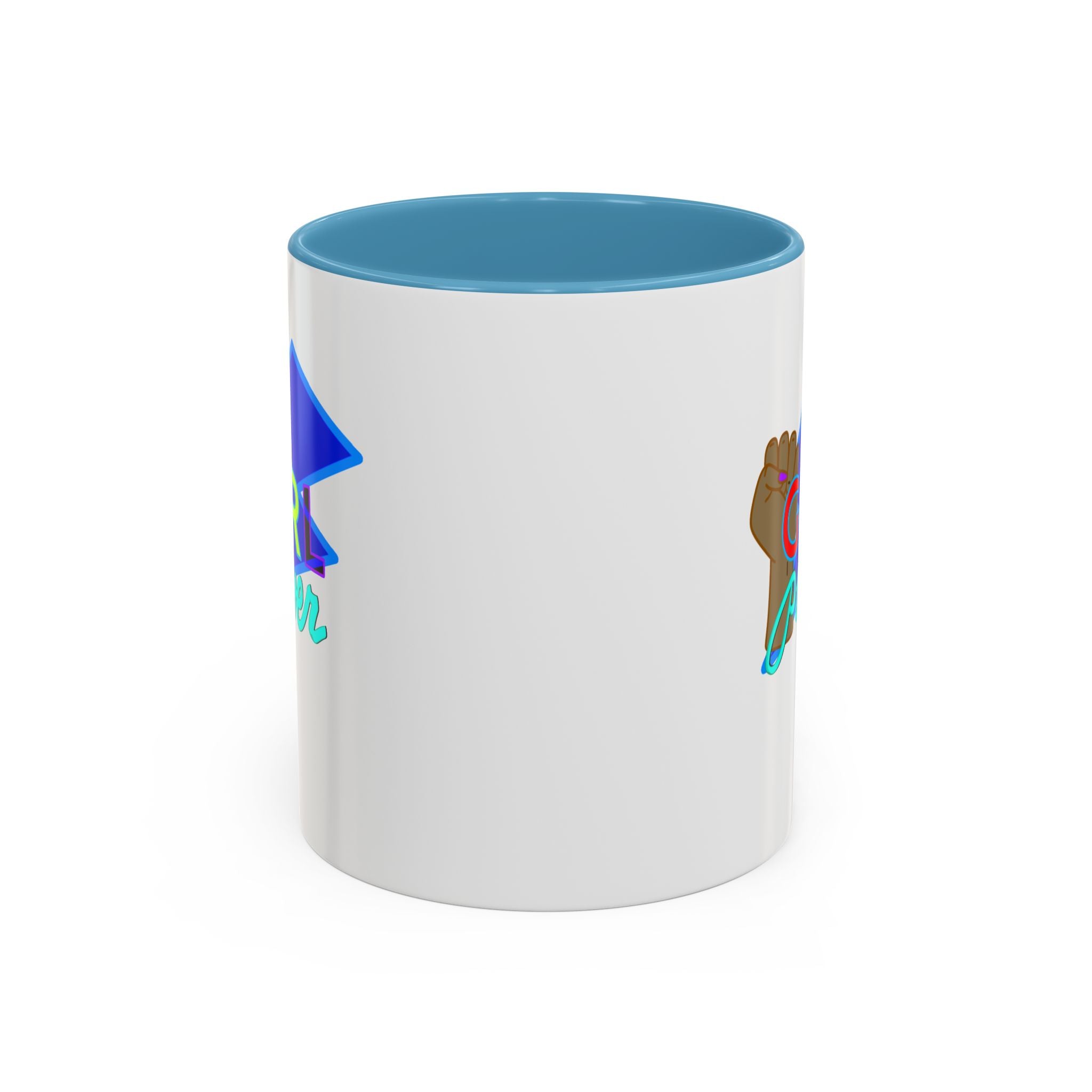 GIRL POWER Accent Coffee Mug (11 oz)