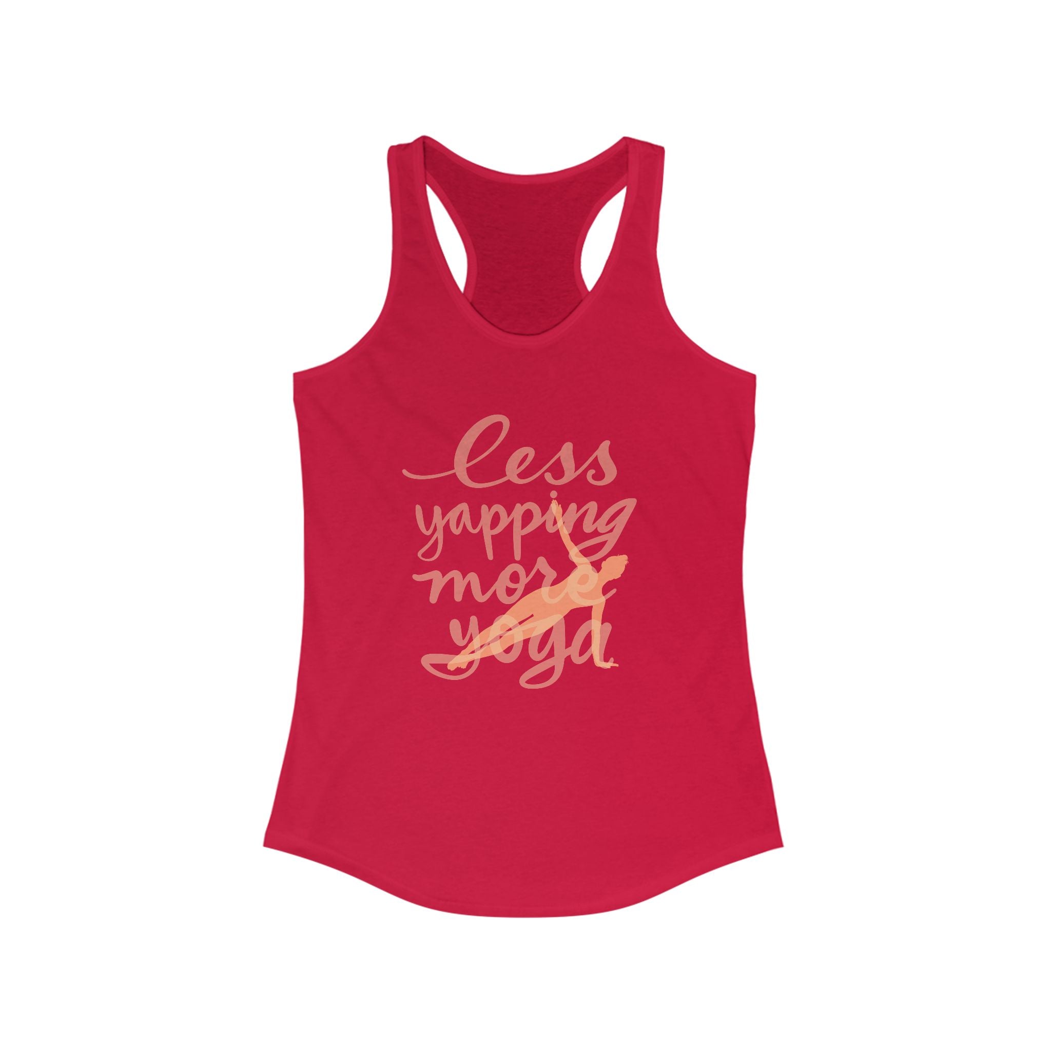Yoga Inspiration Women's Racerback Tank, Fitness Shirt, Workout Top, Gift for Yogis, Inspirational Tank Top