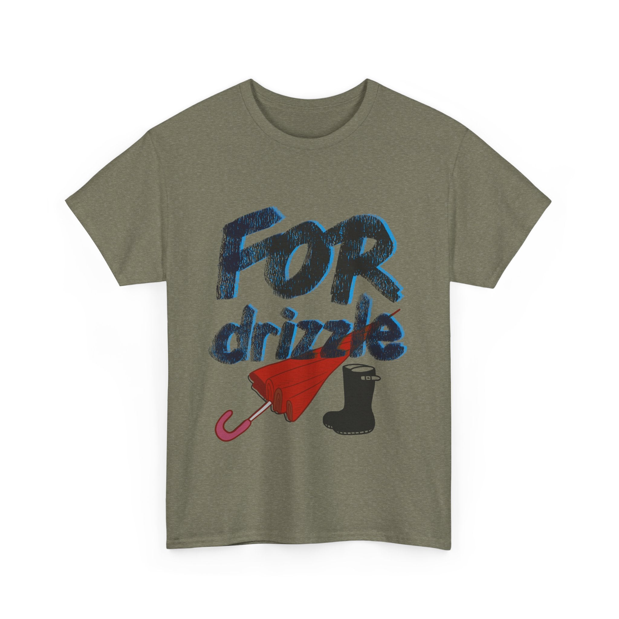 FOR DRIZZLE Unisex Heavy Cotton Tee