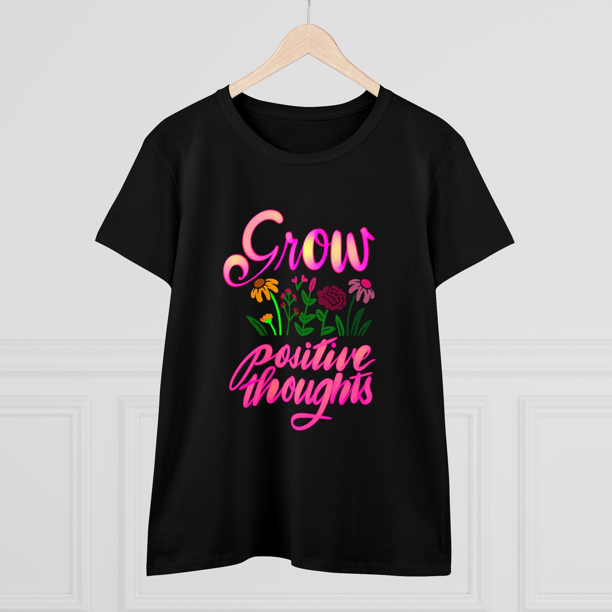 GROW POSITIVE THOUGHTS Cotton Tee