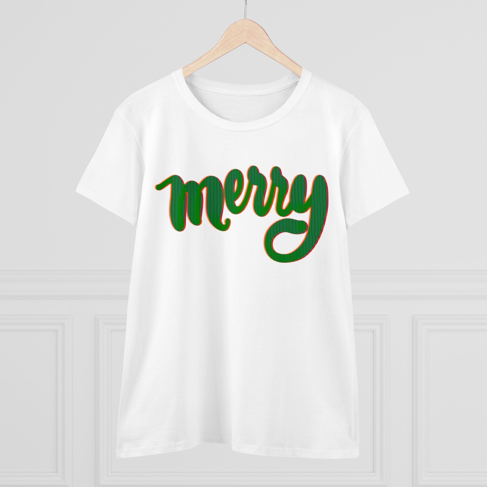 MERRY Women's Midweight Cotton Tee
