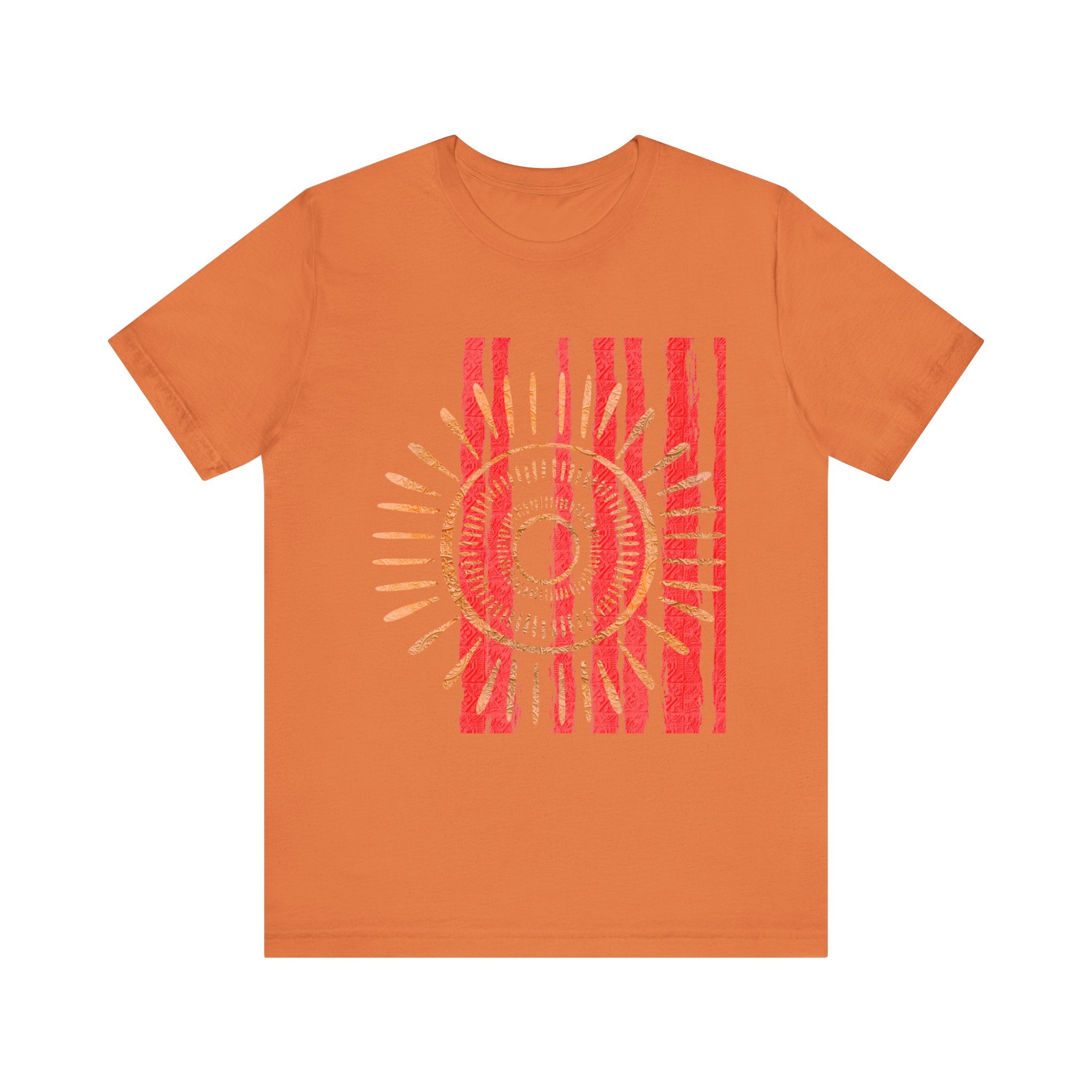 Sunrise Vibes Unisex Jersey Short Sleeve Tee - Bright Summer Graphic Design