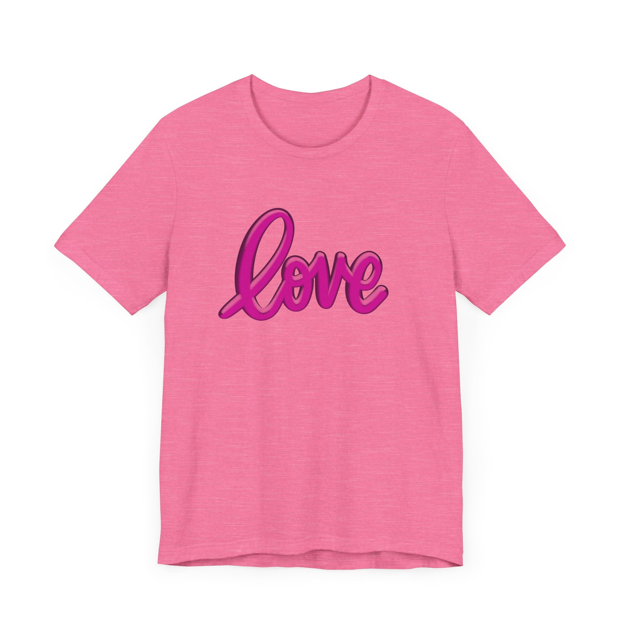 Love Pink Short Sleeve Tee - Unisex Jersey T-Shirt for Awareness & Everyday Comfort