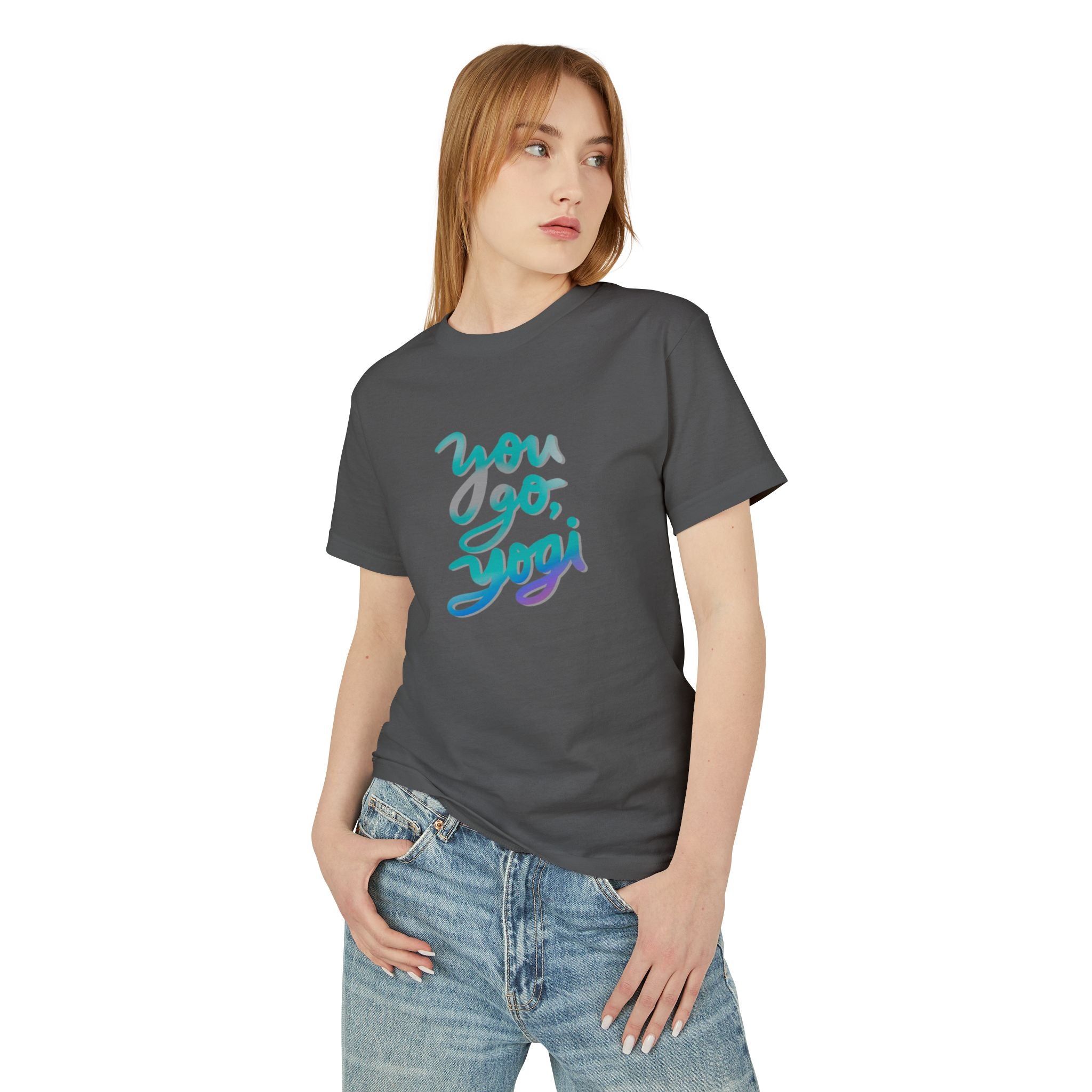 You Go, Yogi Unisex Heavyweight Cotton Tee
