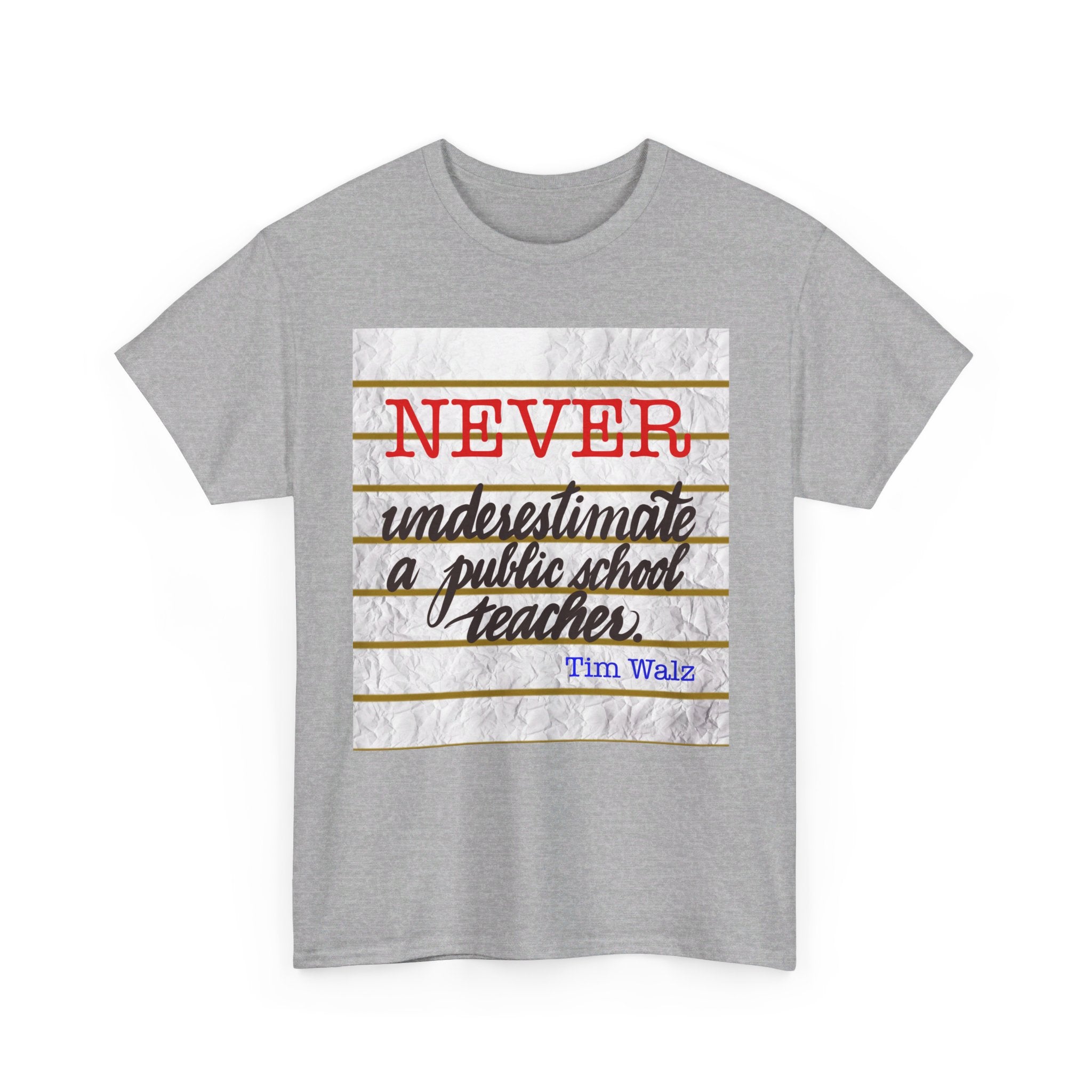 WALZ TEACHER Unisex Heavy Cotton Tee