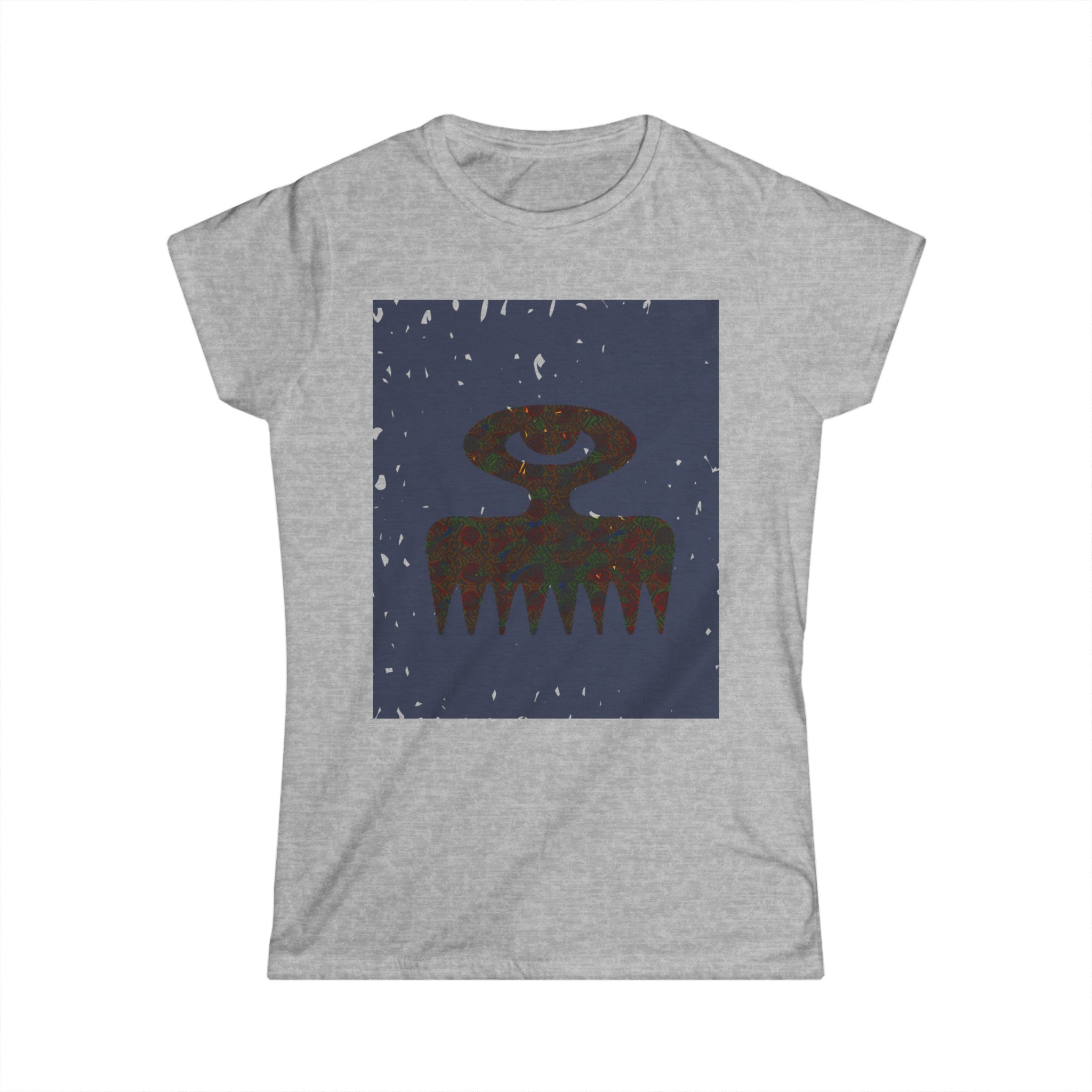 BEAUTY_ ADINKRA SYMBOL Women's Softstyle Tee