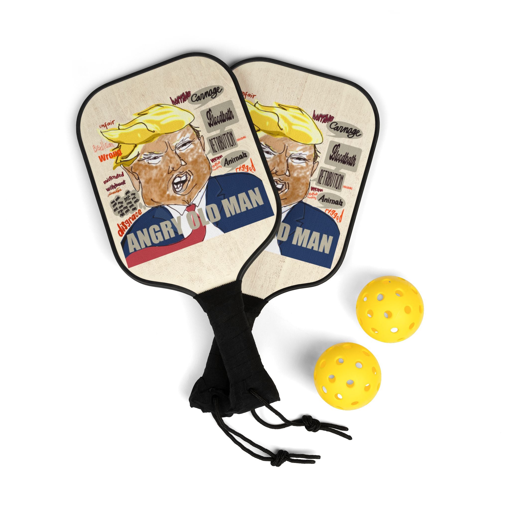 DONALD GRUMP Pickleball Kit