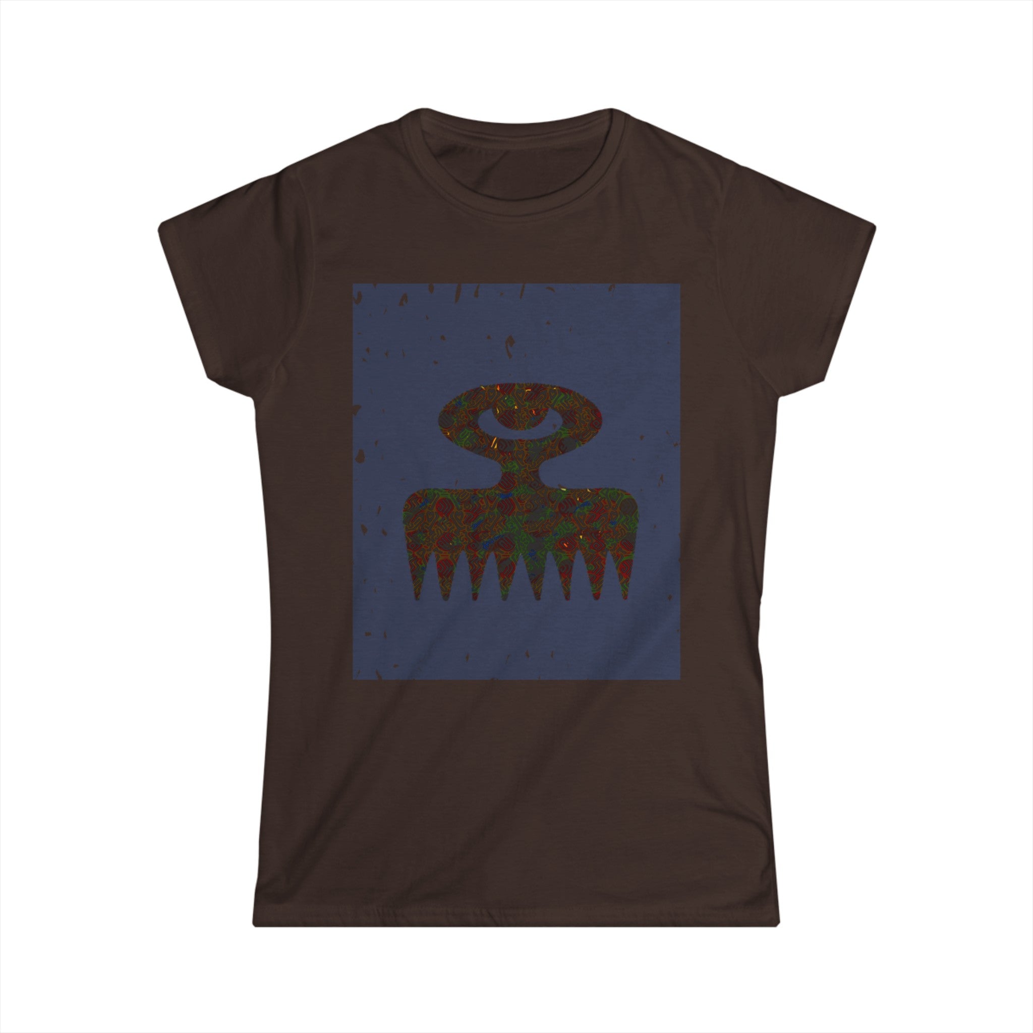 BEAUTY_ ADINKRA SYMBOL Women's Softstyle Tee