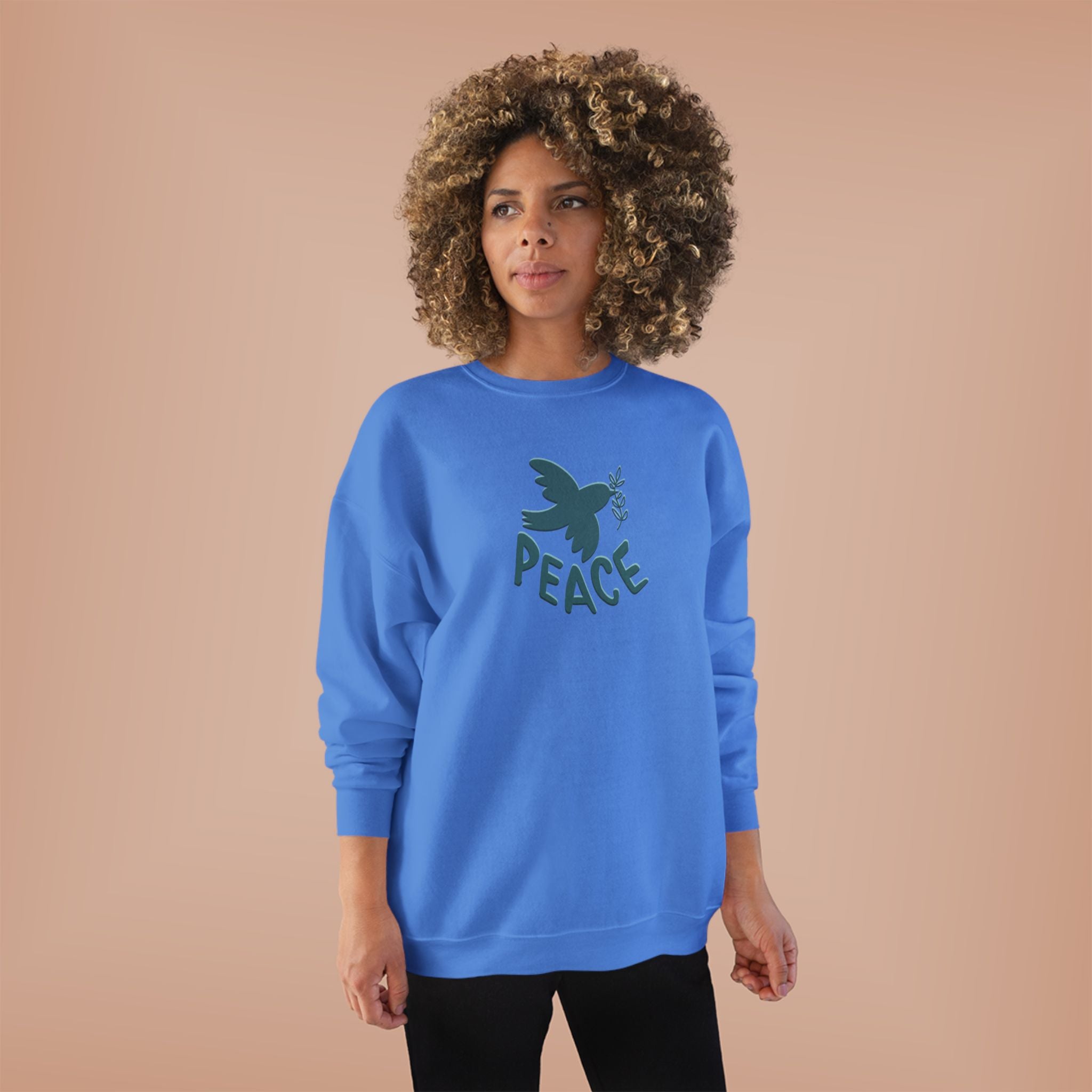 Peace Dove Eco-Friendly Crewneck Sweatshirt