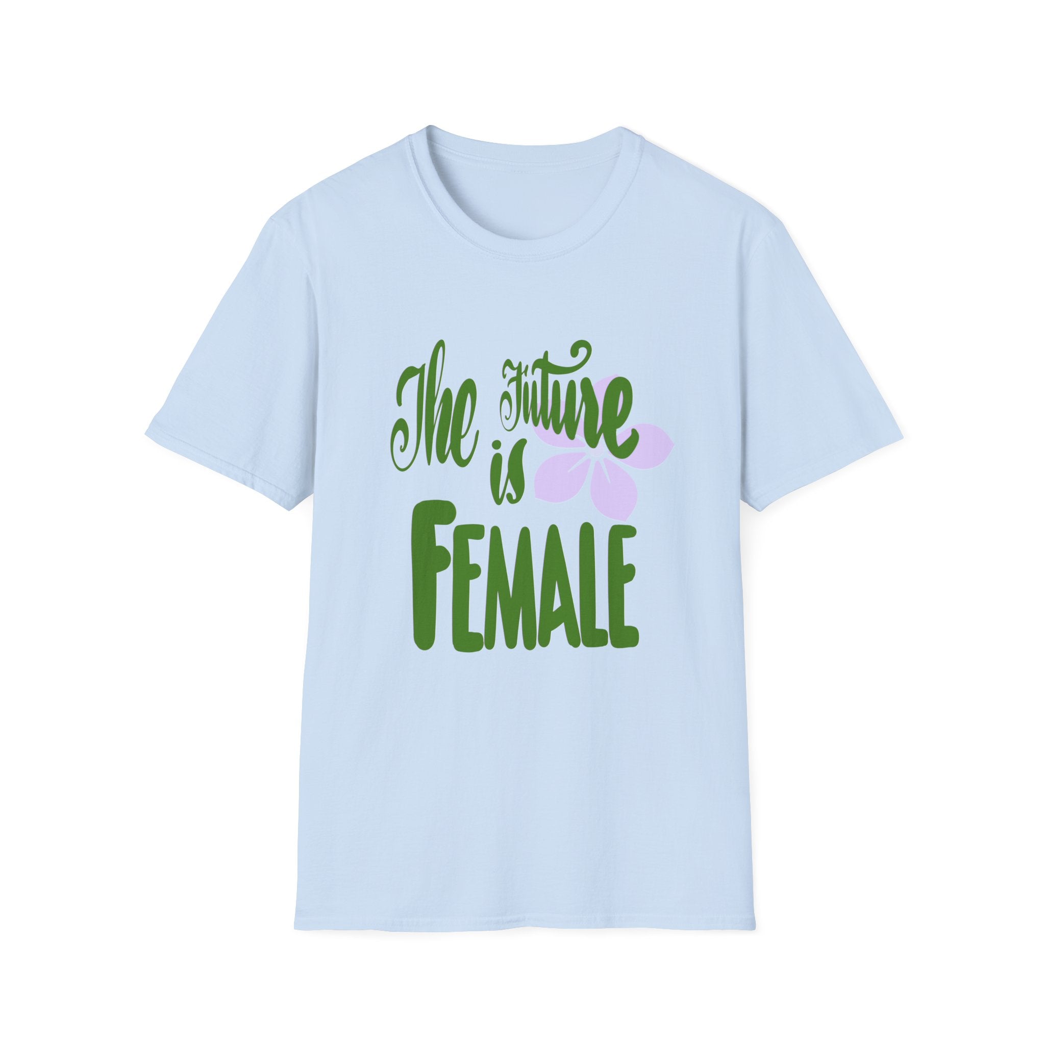 The Future is Female Unisex Softstyle T-Shirt - Empowering Feminist Tee