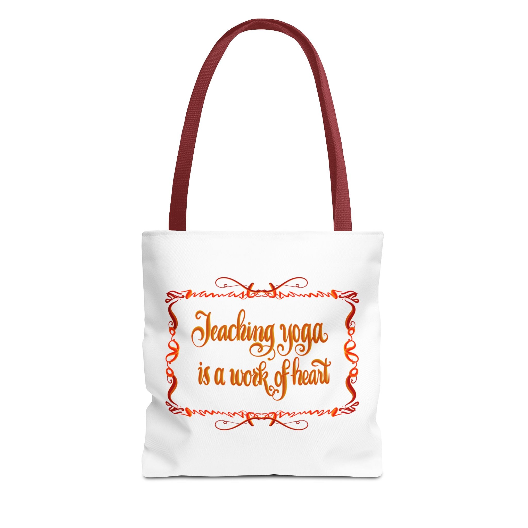 Yoga Teacher Tote Bag – "Teaching Yoga is a Work of Heart"