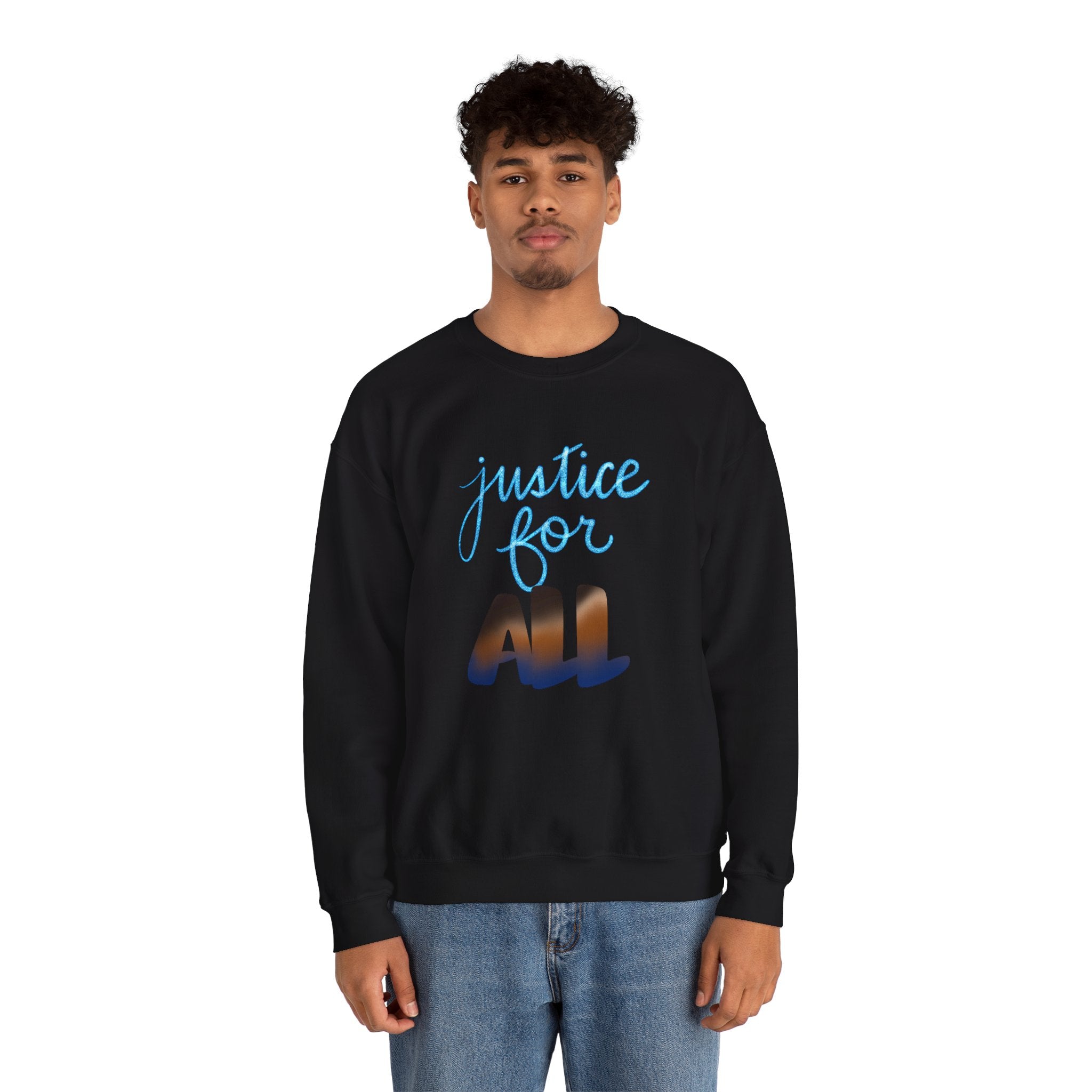 Justice for All Crewneck Sweatshirt | Unisex Heavy Blend Fashion Top