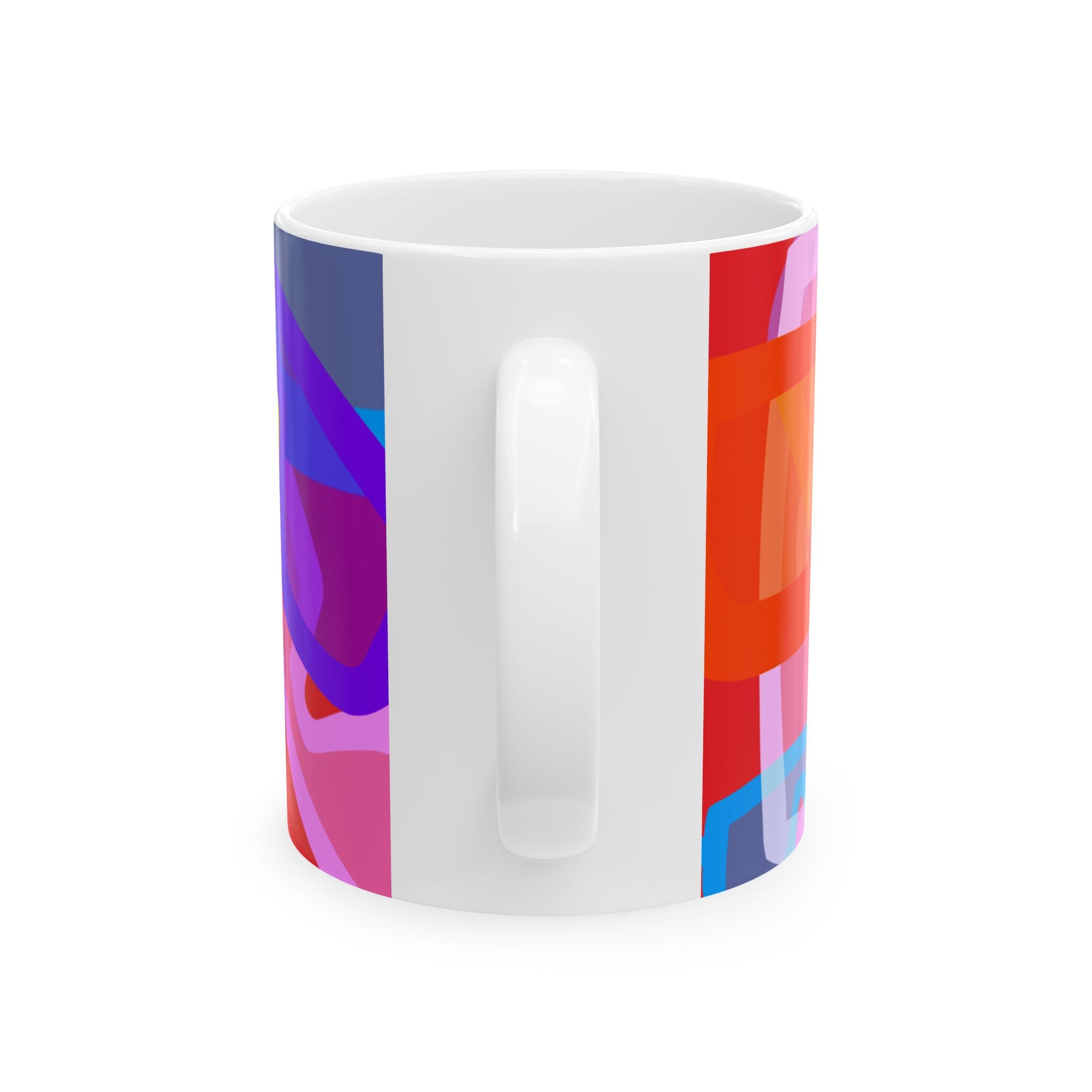 Vibrant Sunnies Ceramic Mug - Colorful Unique Coffee Cup