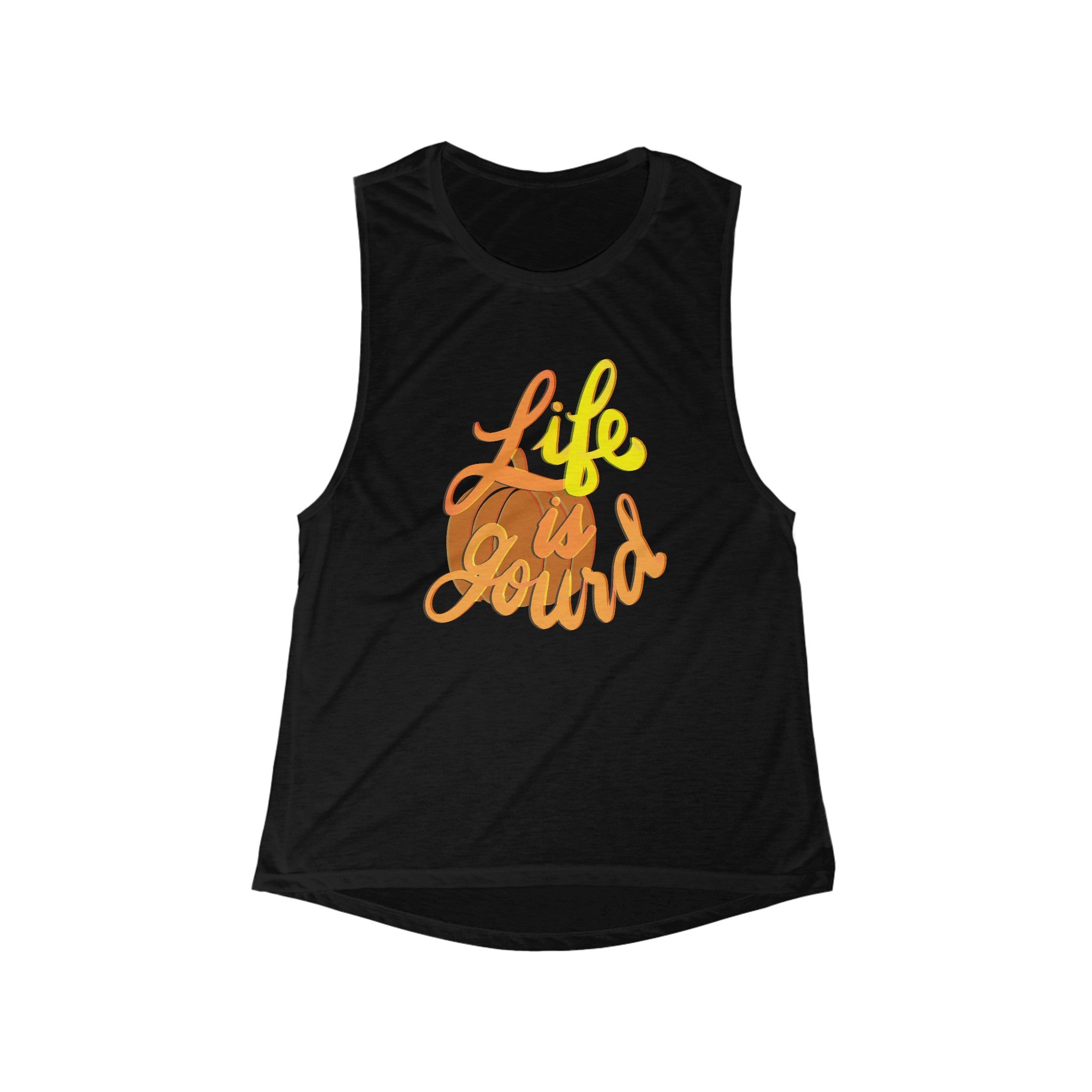 LIFE IS GOURD Women's Flowy Scoop Muscle Tank