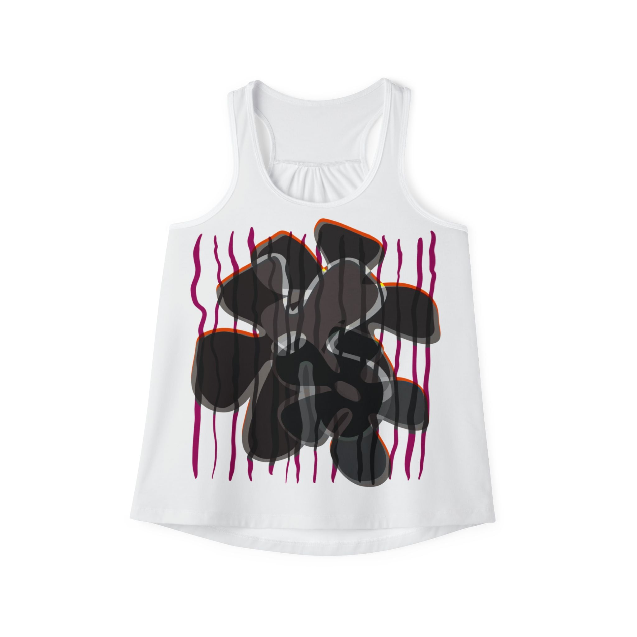 Floral Design Women's Tank Top - Stylish Summer Apparel