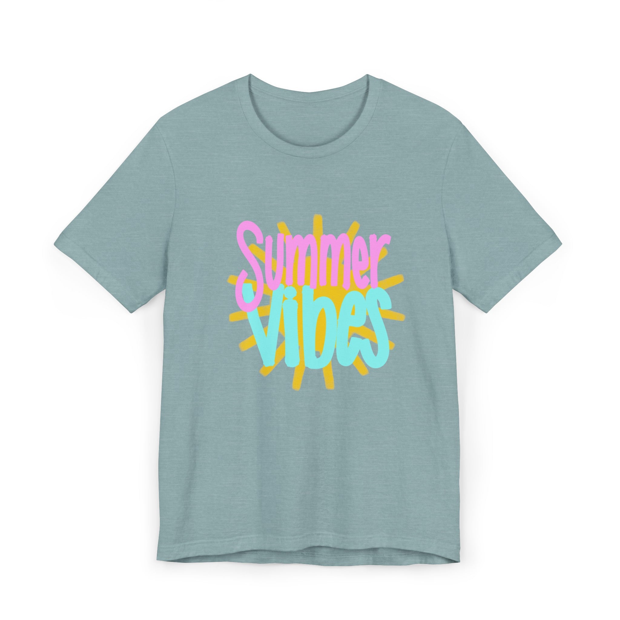 SUMMER VIBES Unisex Jersey Short Sleeve Tee