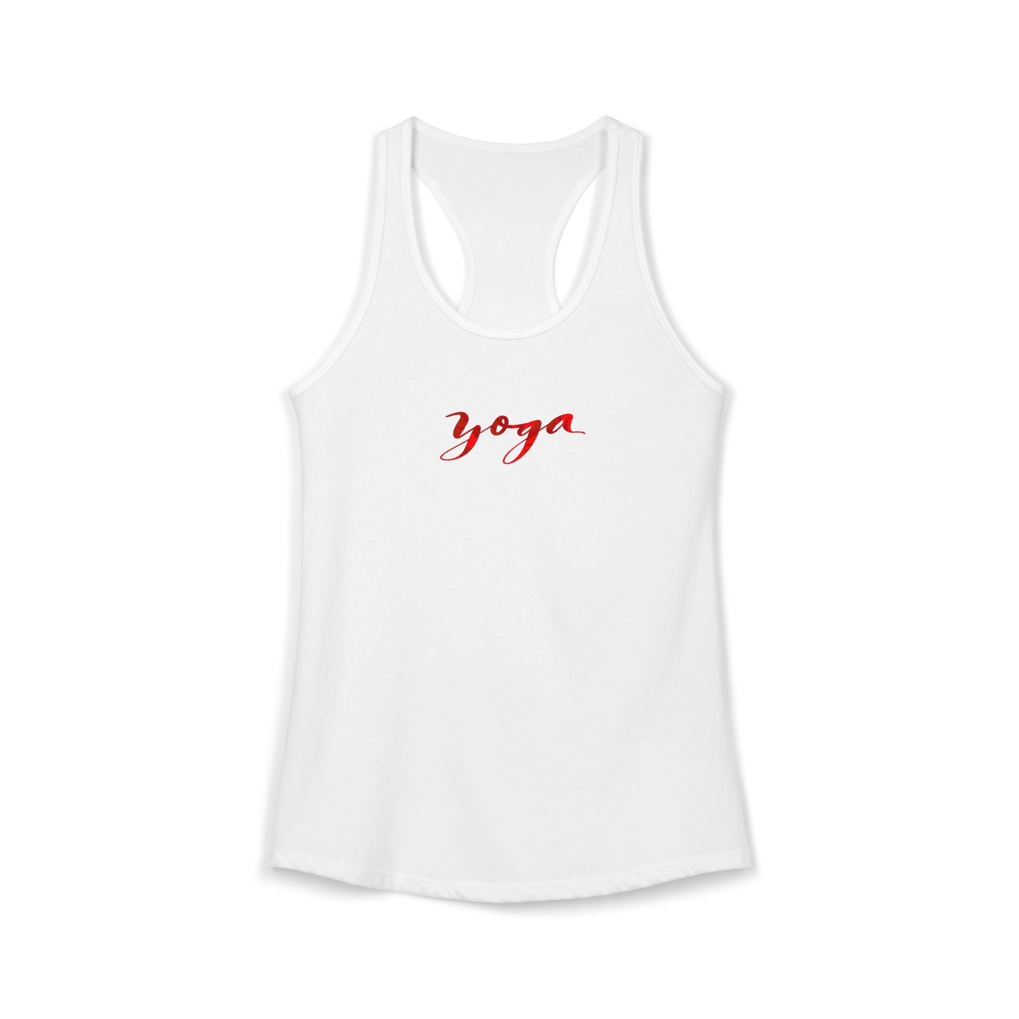 Yoga cursive Racerback Tank