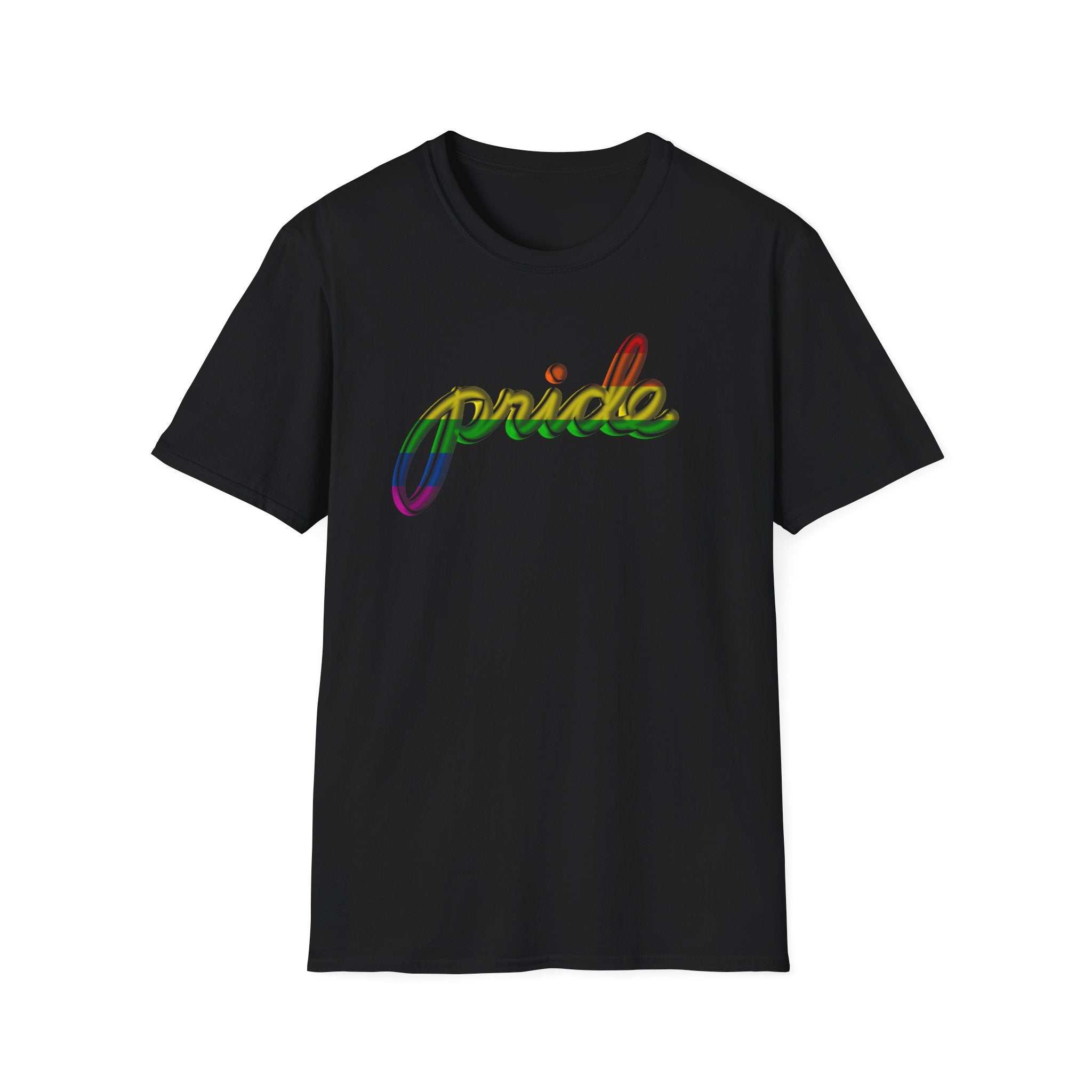 PRIDE BALLOON LETTERING Unisex Softstyle T-Shirt