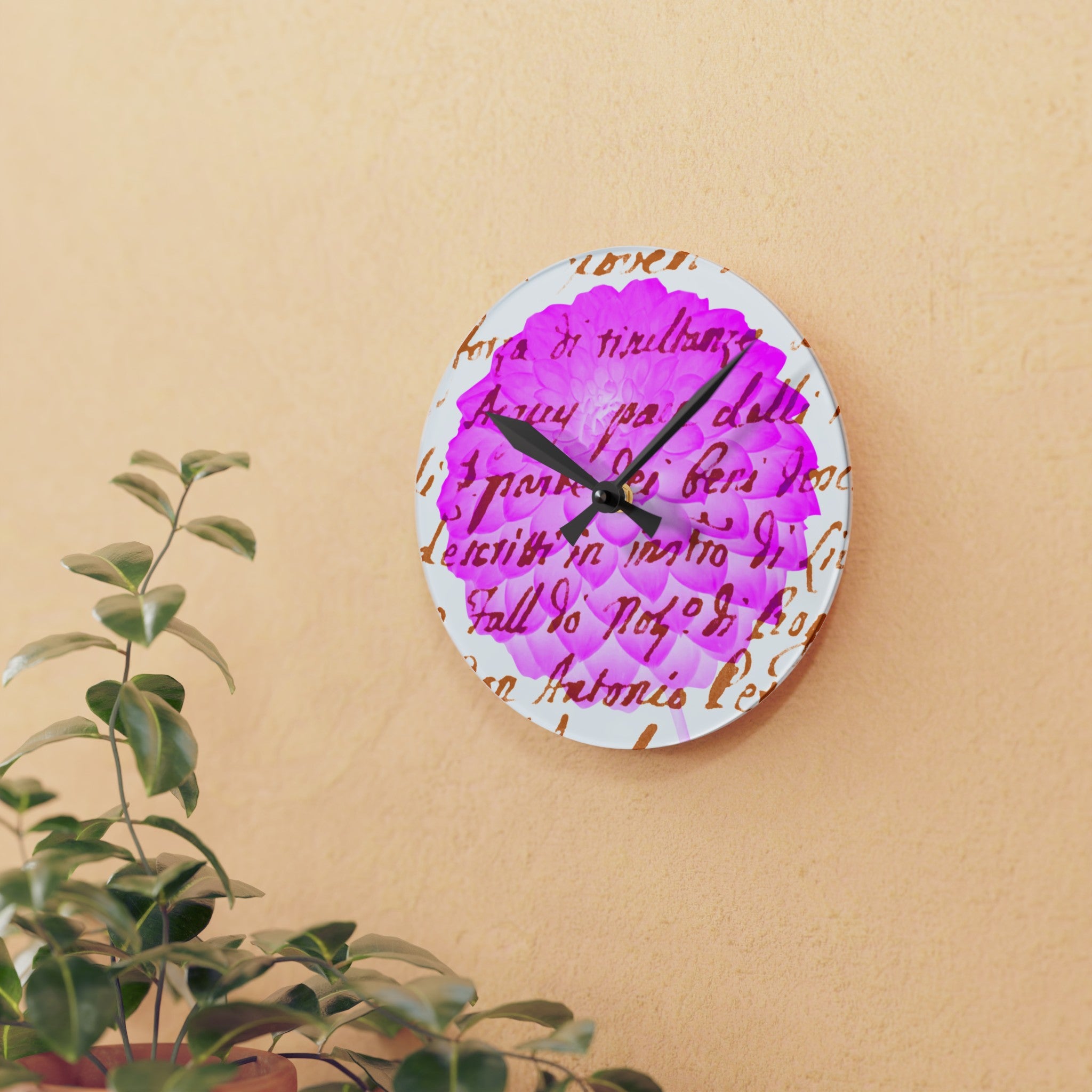 OROLOGIO Acrylic Wall Clock