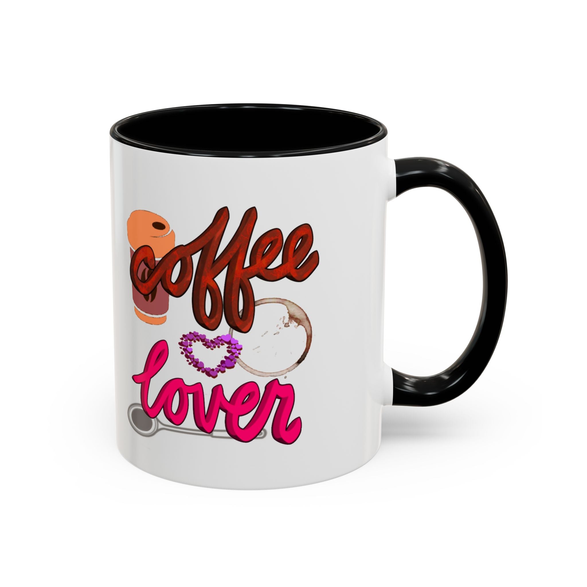 COFFEE LOVER Accent Coffee Mug (11 oz)