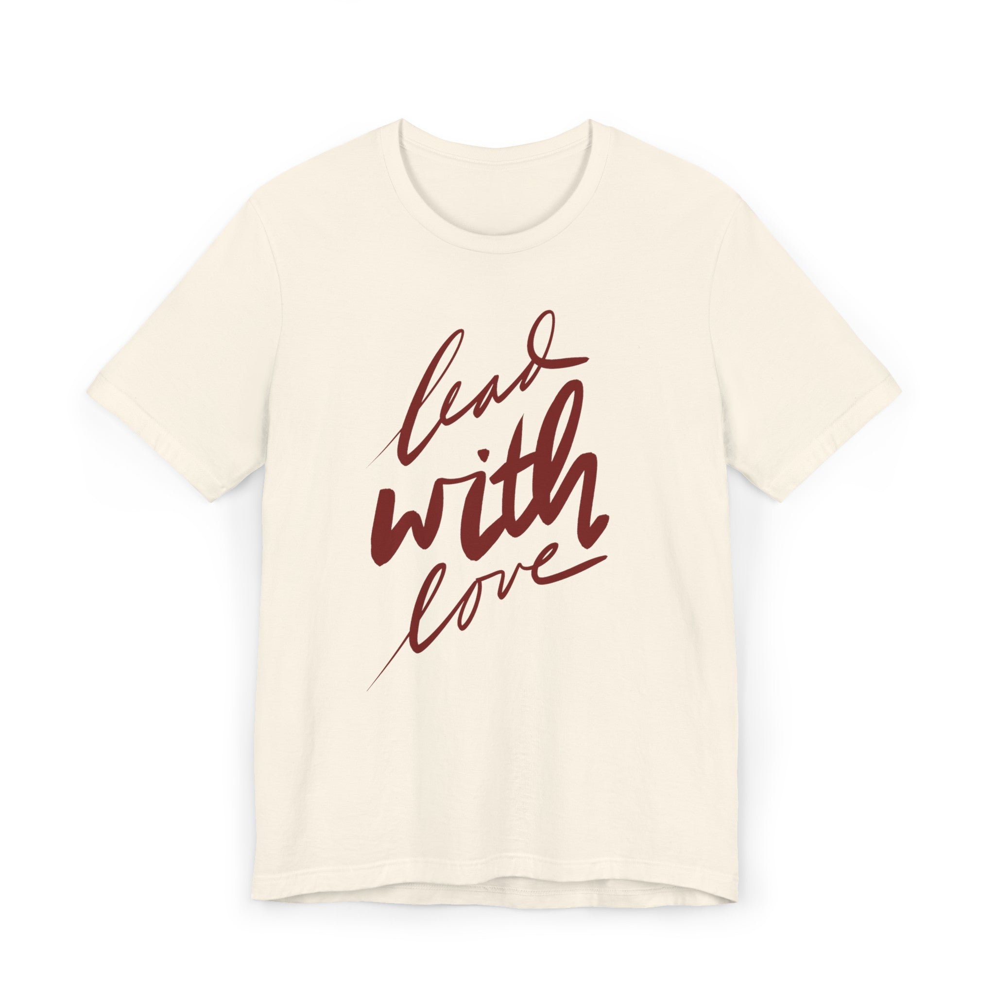 LEAD WITH LOVE Unisex Jersey T-Shirt