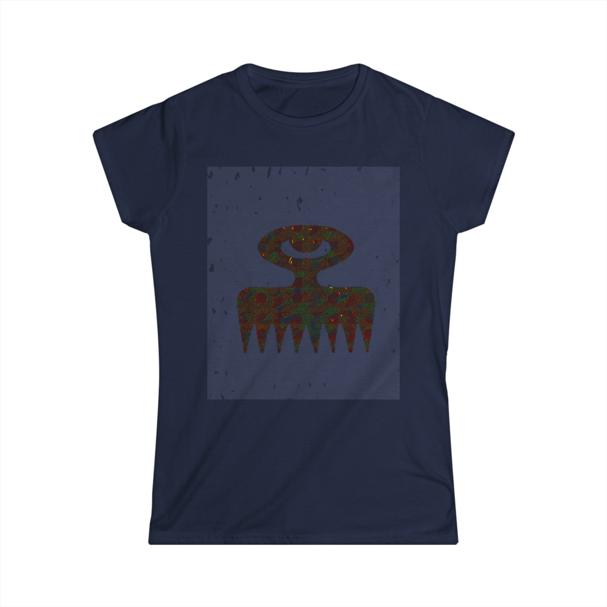 BEAUTY_ ADINKRA SYMBOL Women's Softstyle Tee
