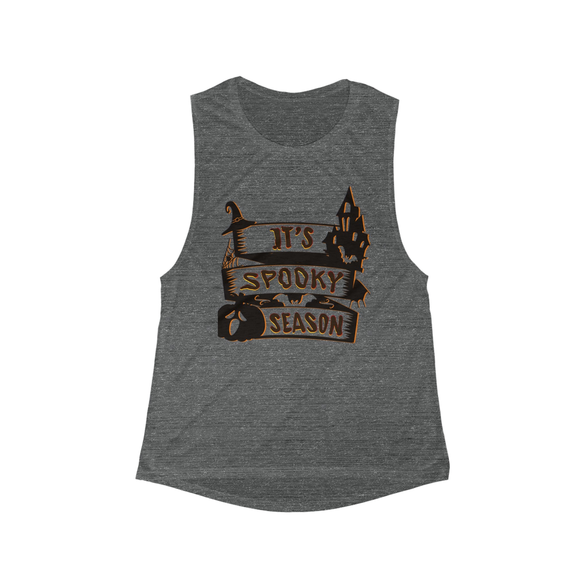 SPOOKY SEASON Women's Flowy Scoop Muscle Tank