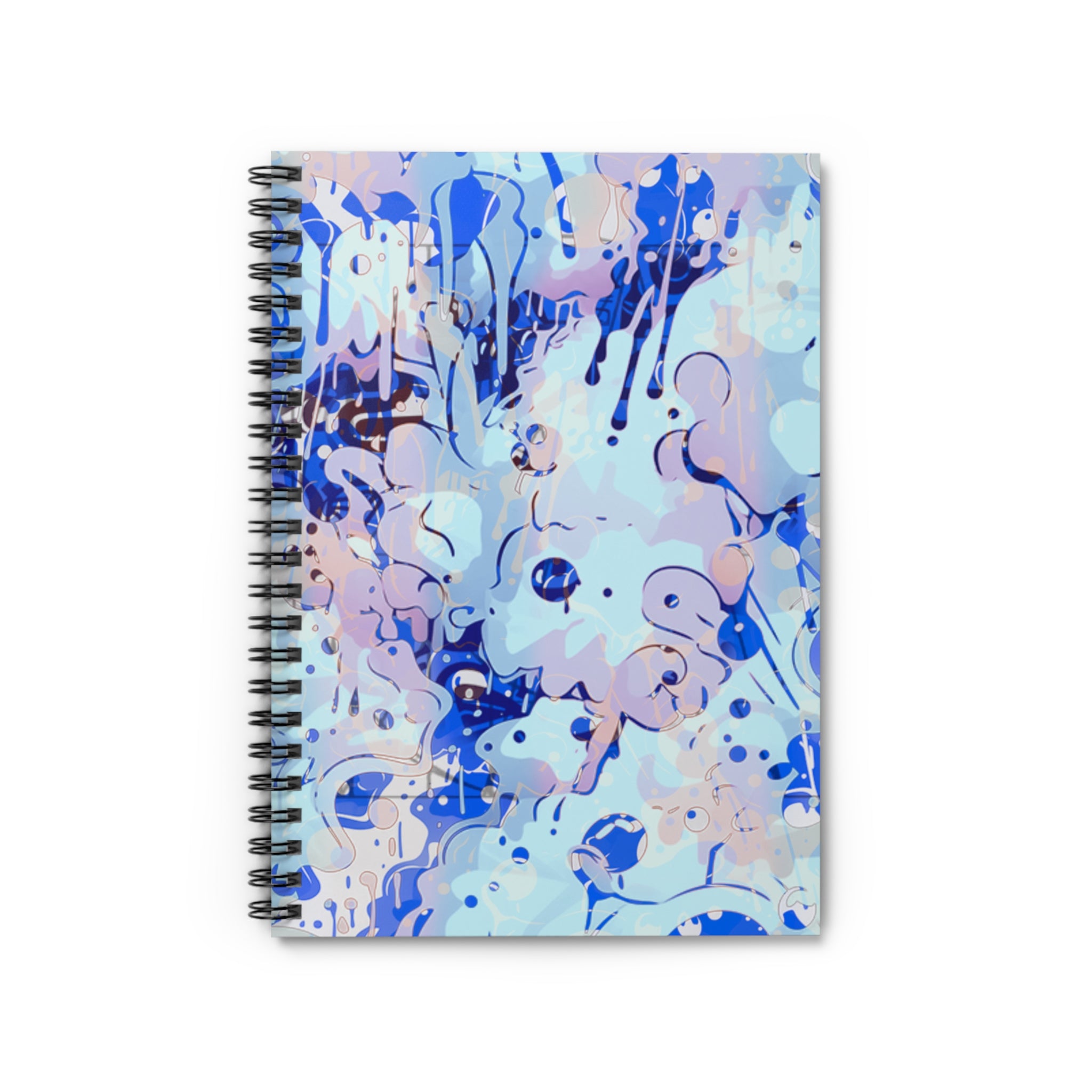 ORGANIC BLUE Spiral Notebook - Ruled Line