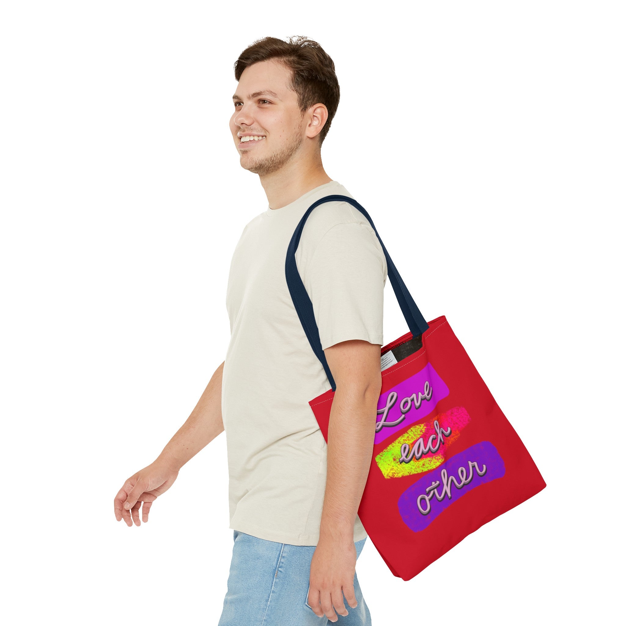 LOVE EACH OTHER Tote Bag (AOP)