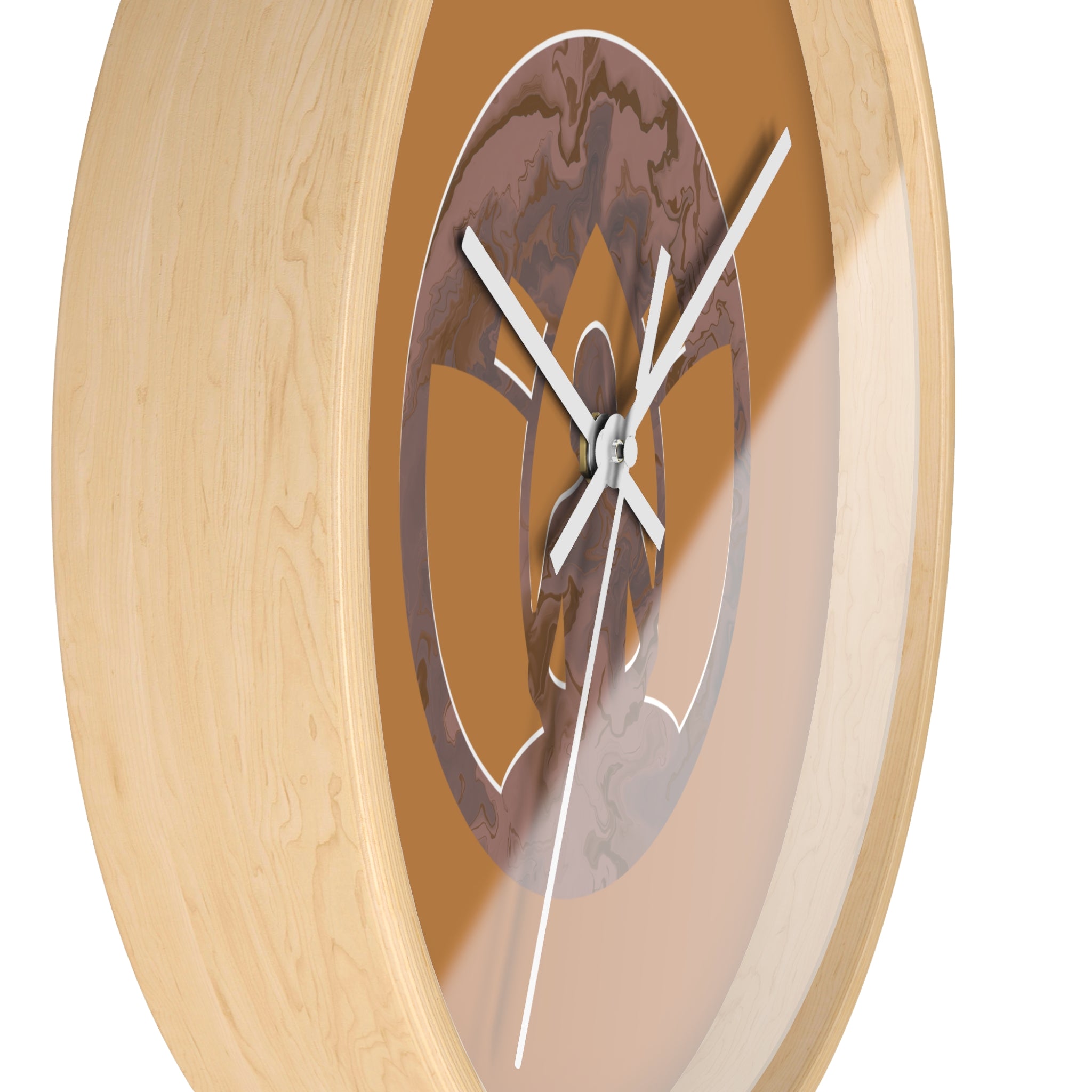 Elegant Marble Look Buddha Wall Clock - Meditation Decor for Mindfulness Lovers