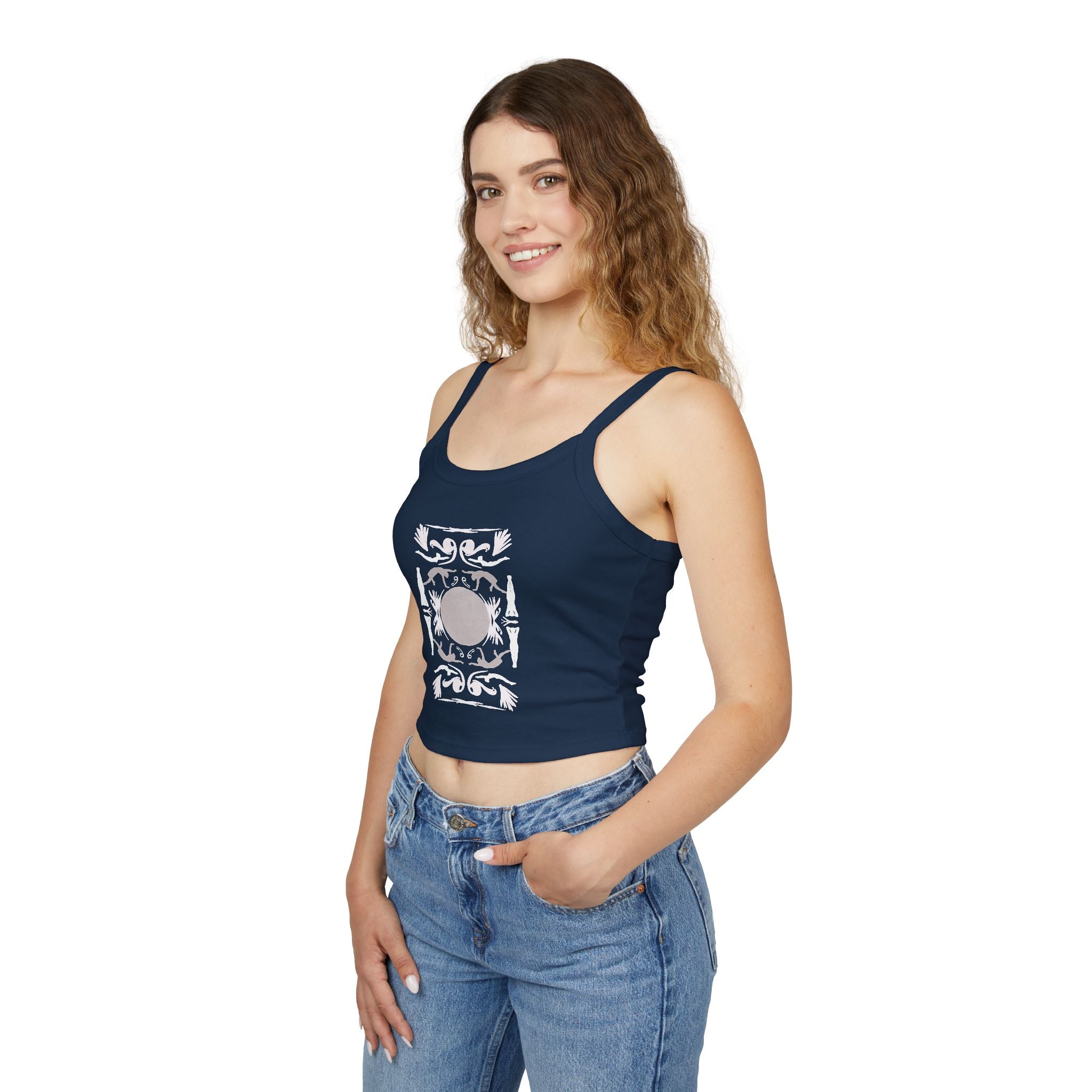 Chic Women's Spaghetti Strap Tank Top - Casual Summer Wear, Beach Vacation, Festival Outfit, Gift for Her, Comfortable Essentials
