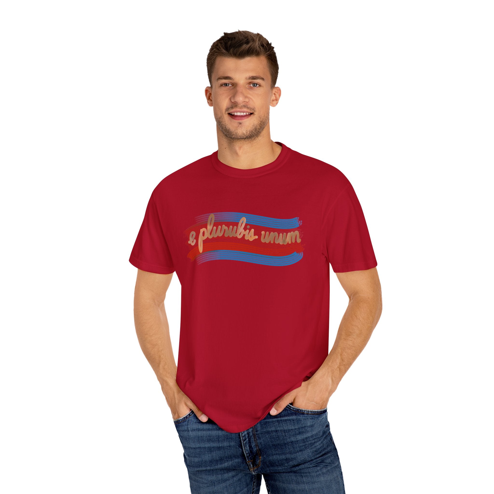 E PLURUBIS UNUM Unisex Garment-Dyed T-shirt
