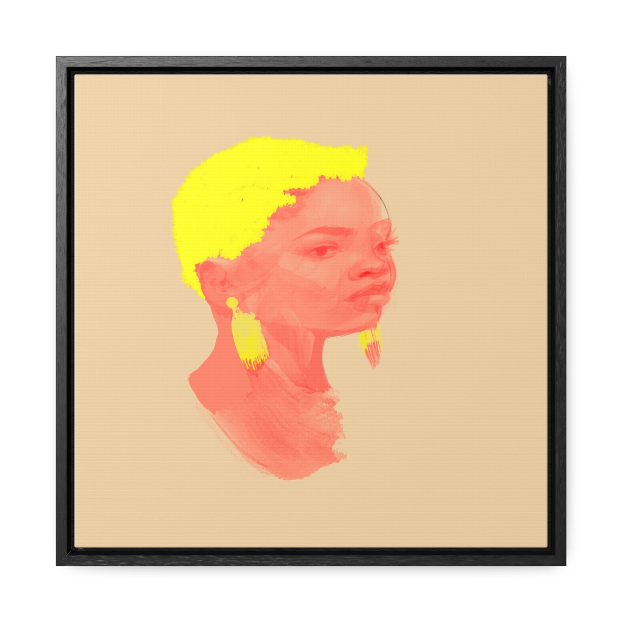 IMANI Original Watercolor, Square Frame