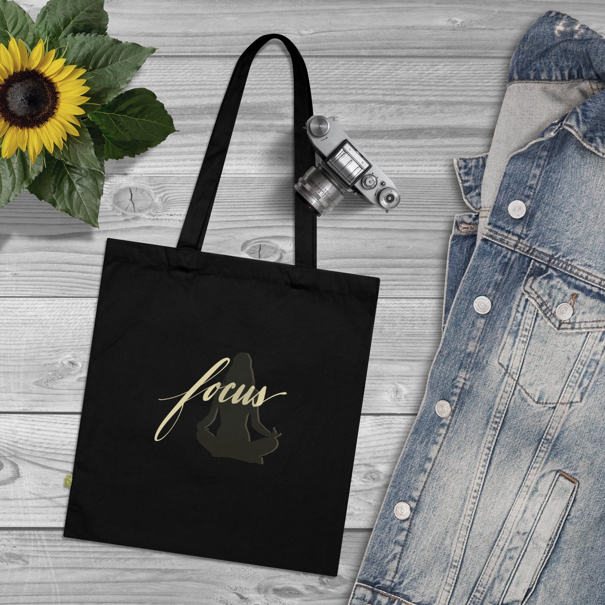 Yoga FOCUS Organic Cotton Tote Bag