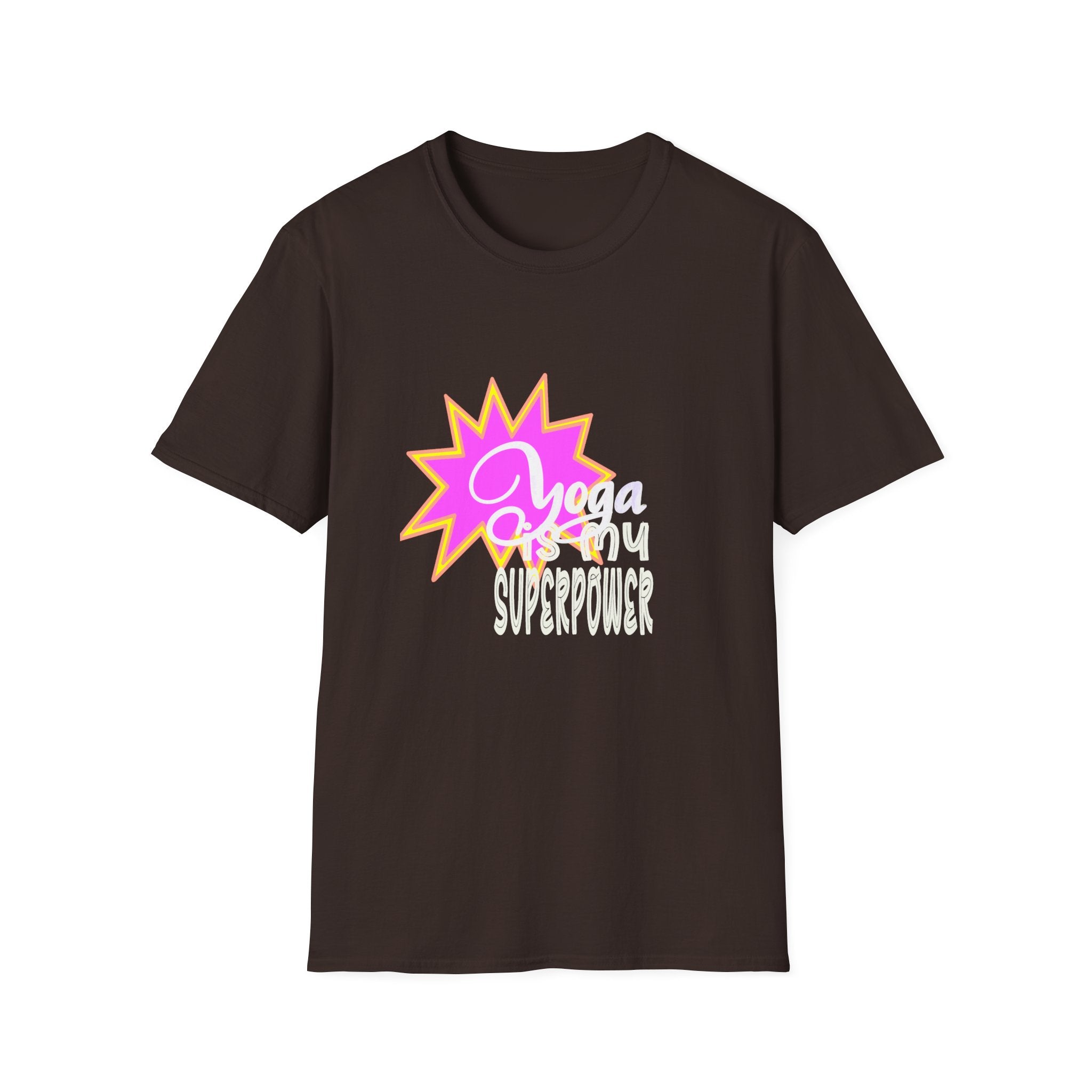 YOGA IS MY SUPERPOWER Unisex Softstyle T-Shirt